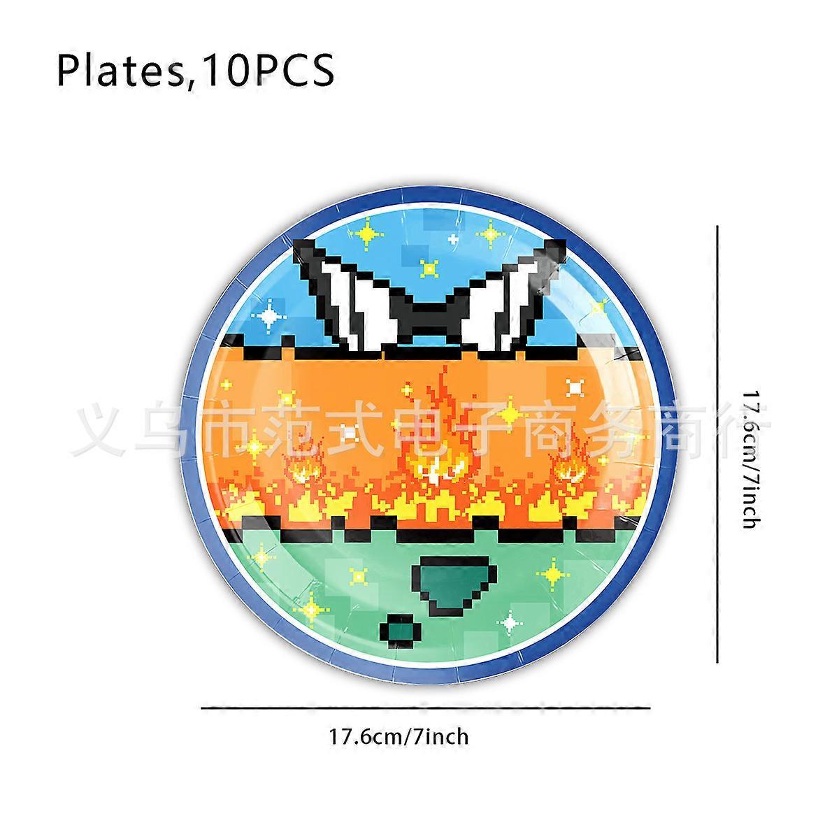 Pikachu theme birthday party decoration scene layout children's first birthday party tableware paper plate set