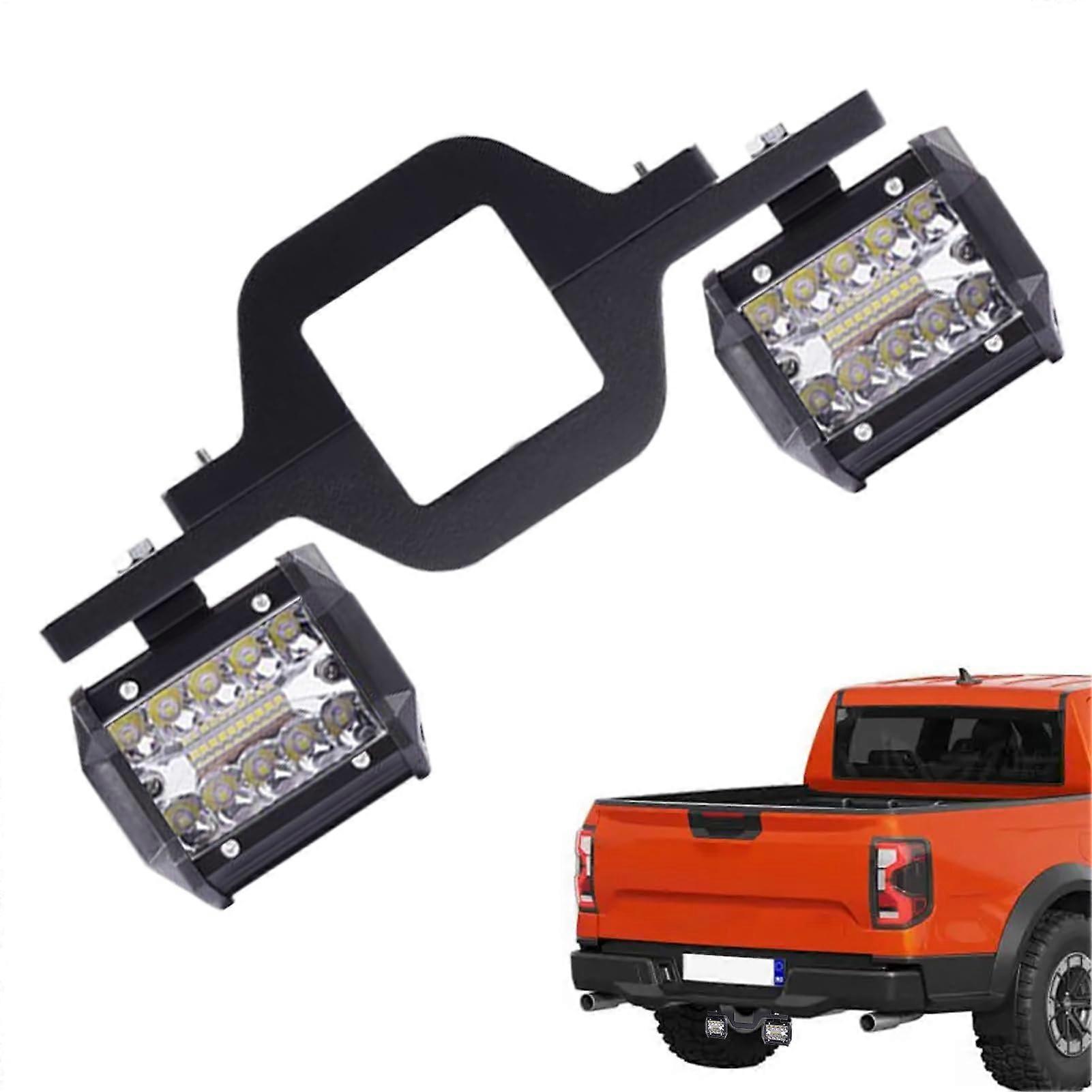 LED Pod Lights Hitch Mounted Rear Backup Light Strip Dustproof Waterproof 60W Car Accessories For Trucks And SUVs