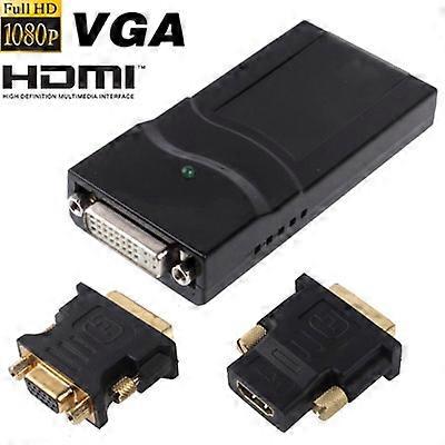 【New】 USB 2.0 to DVI / VGA / HDMI Display Adapter, Support Full HD 1080P, Expandable up to 6 Display Units