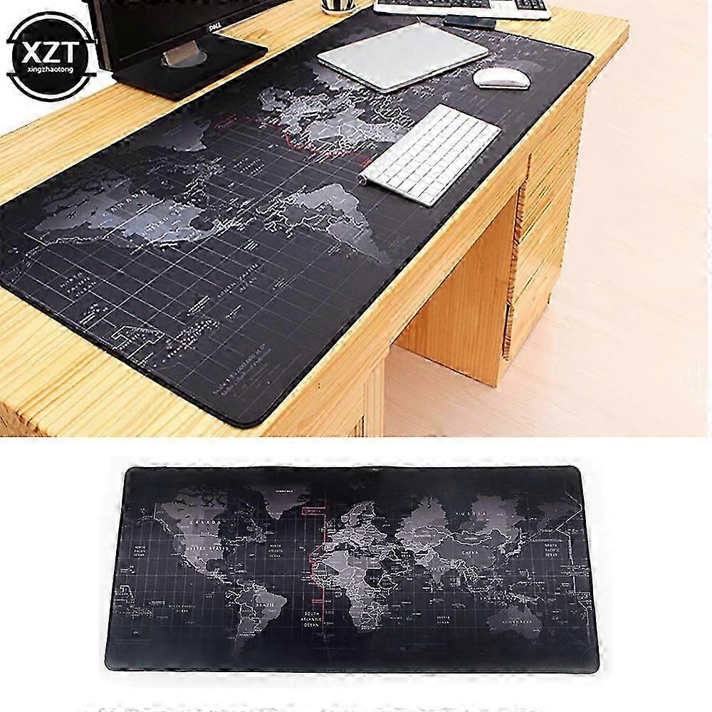Big Mouse Pad Gaming Large Mousepad Gamer World Map Computer Mouse Mat Office Desk Mat Keyboard Long Keyboard Pad for Game Big