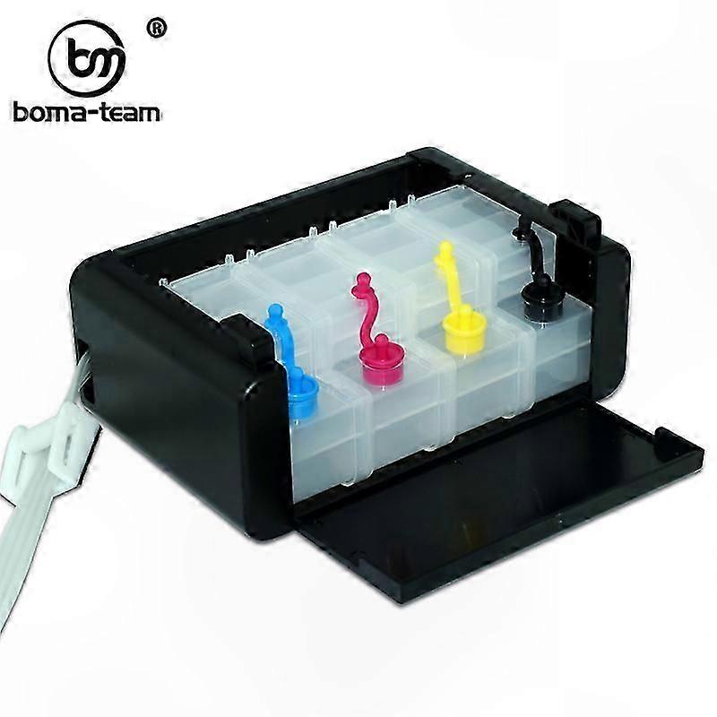 4-Color DIY Universal CISS Tank System with Pipelines and Accessories for , Canon, Epson, Brother Printers