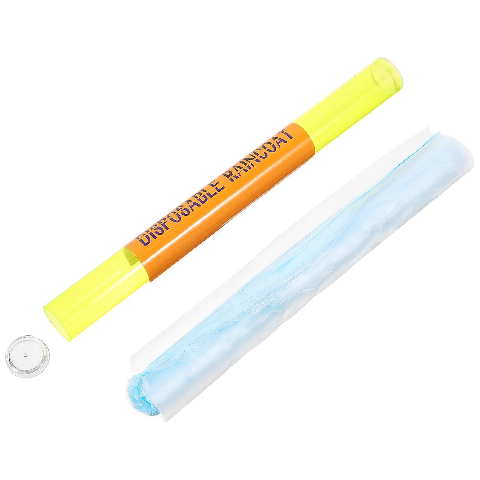 Disposable Rain Poncho for Adults Outdoor Use with Hood 3Pcs Assorted Color