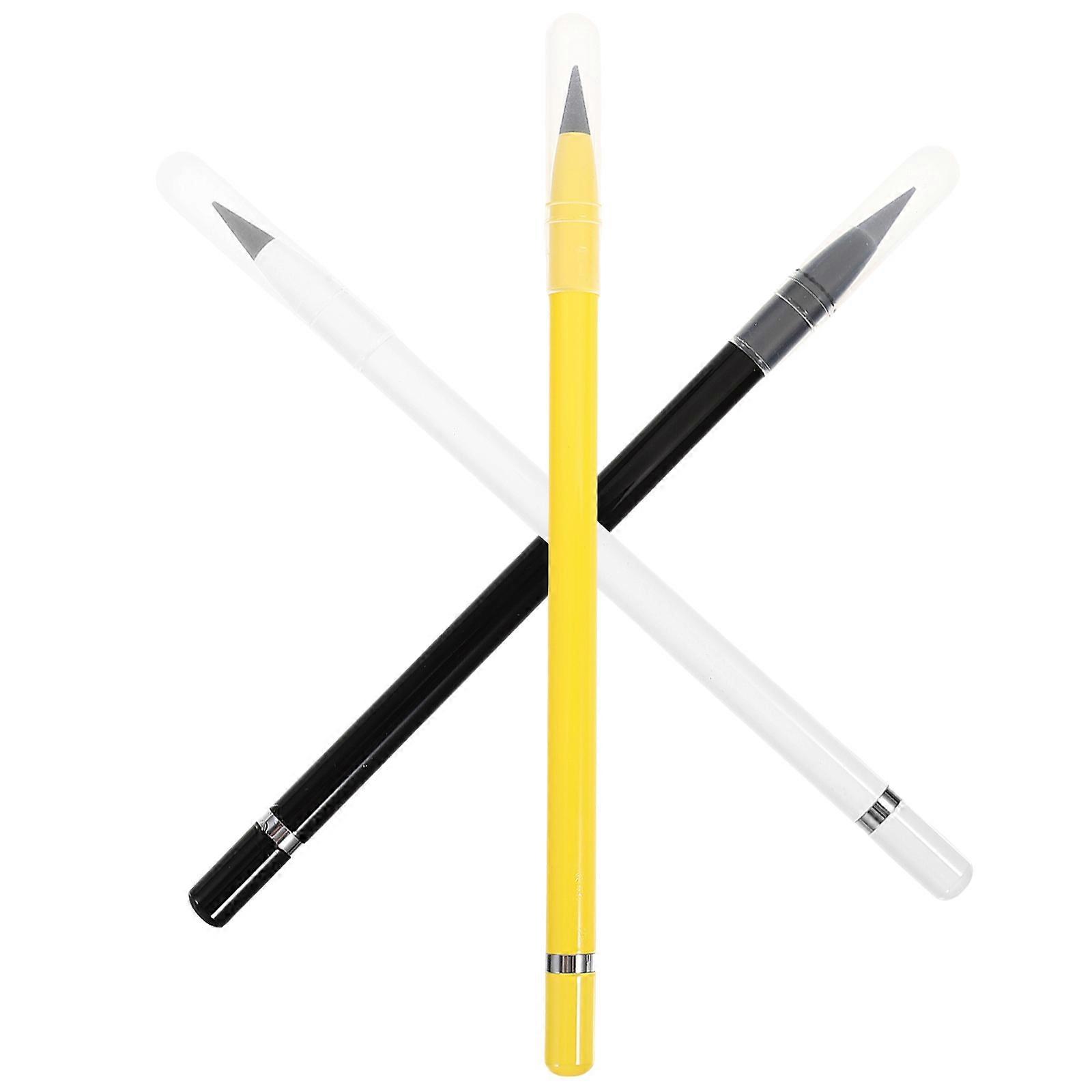 Sketching Everlasting Pencil Students Art Projects Metal Plastic No Sharpening 3Set