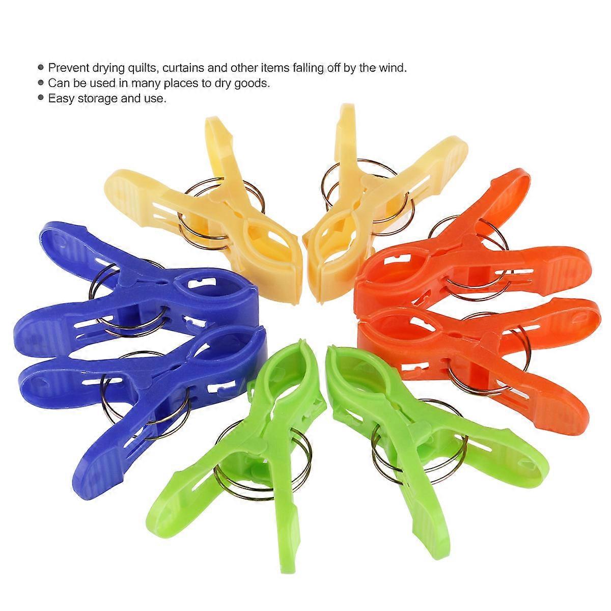 Quilt Clips Plastic Clips for Securing Towels Bright Color 3Pcs Set