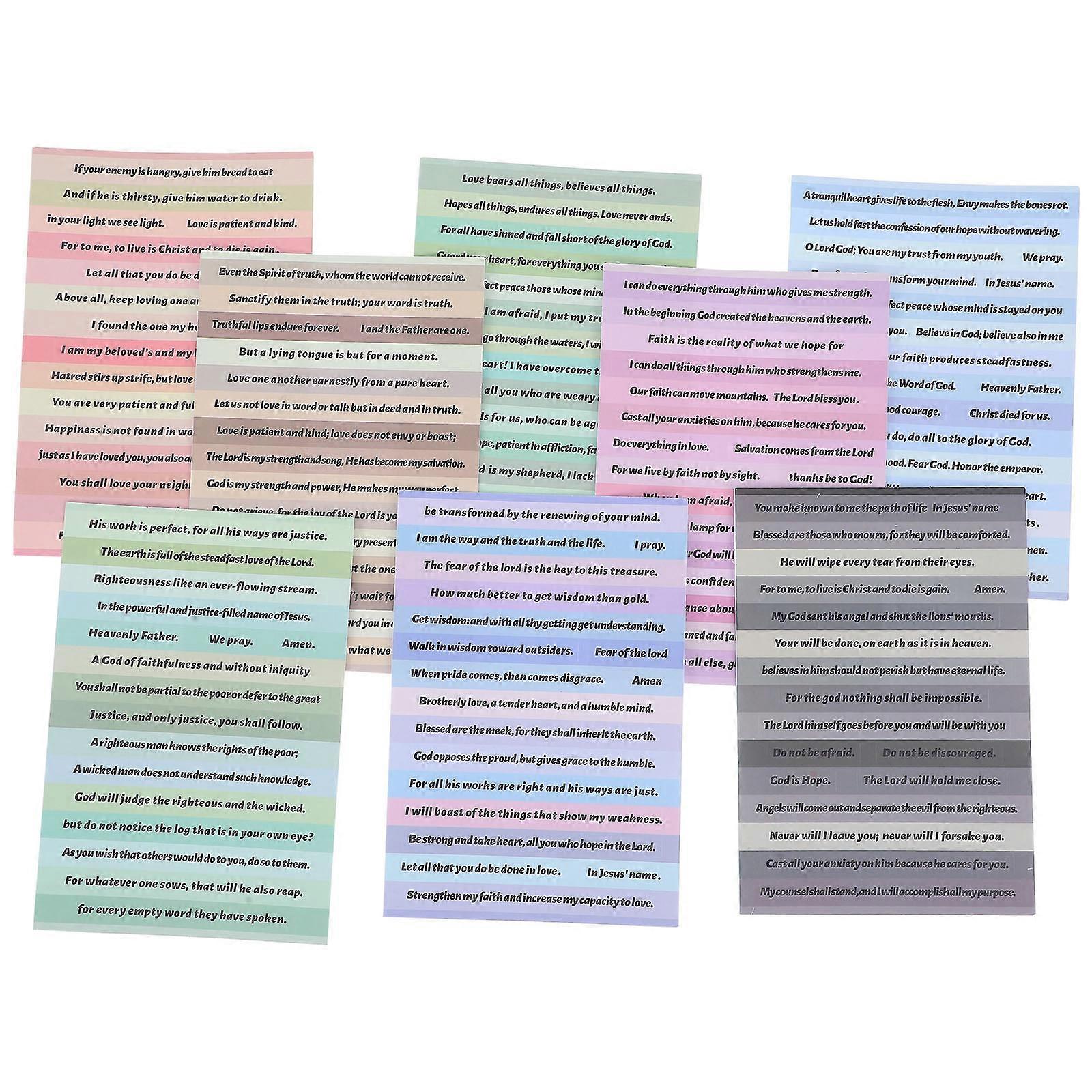 Bible Stickers Multi-Function for Journaling Planner 24 Sheets Decorative Set