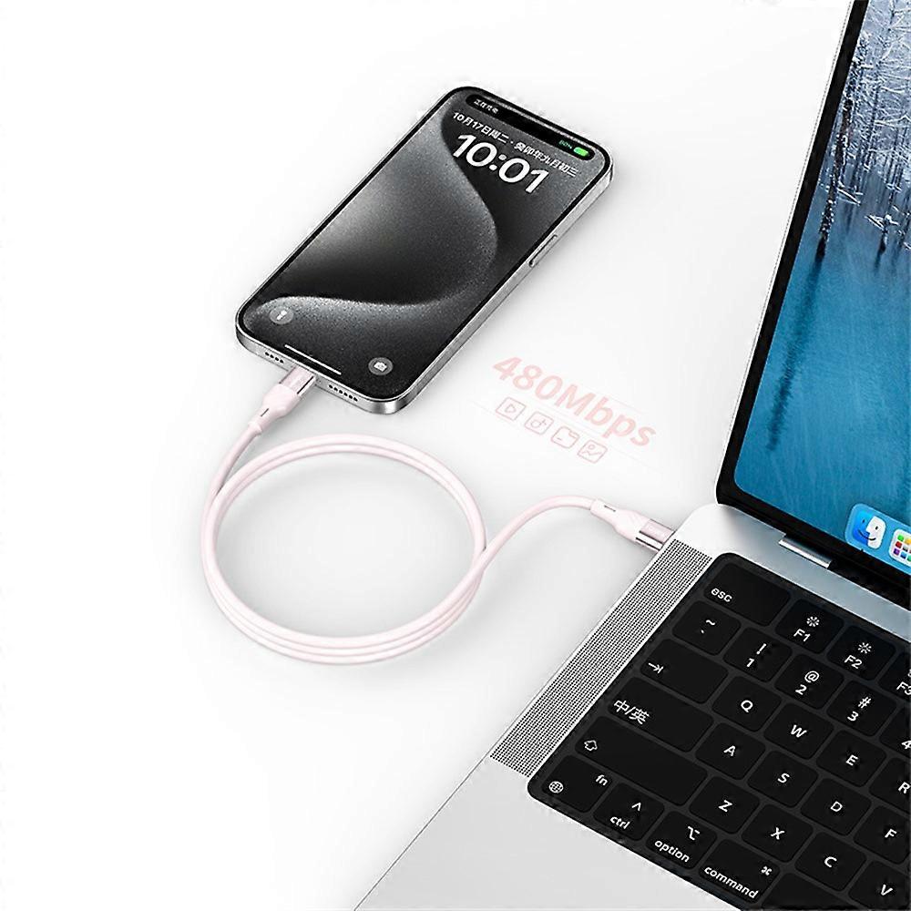 RECCI RS22CC 1.5M Type-C to Type-C Cable 100W Super Fast Charging Silicone Data Cable