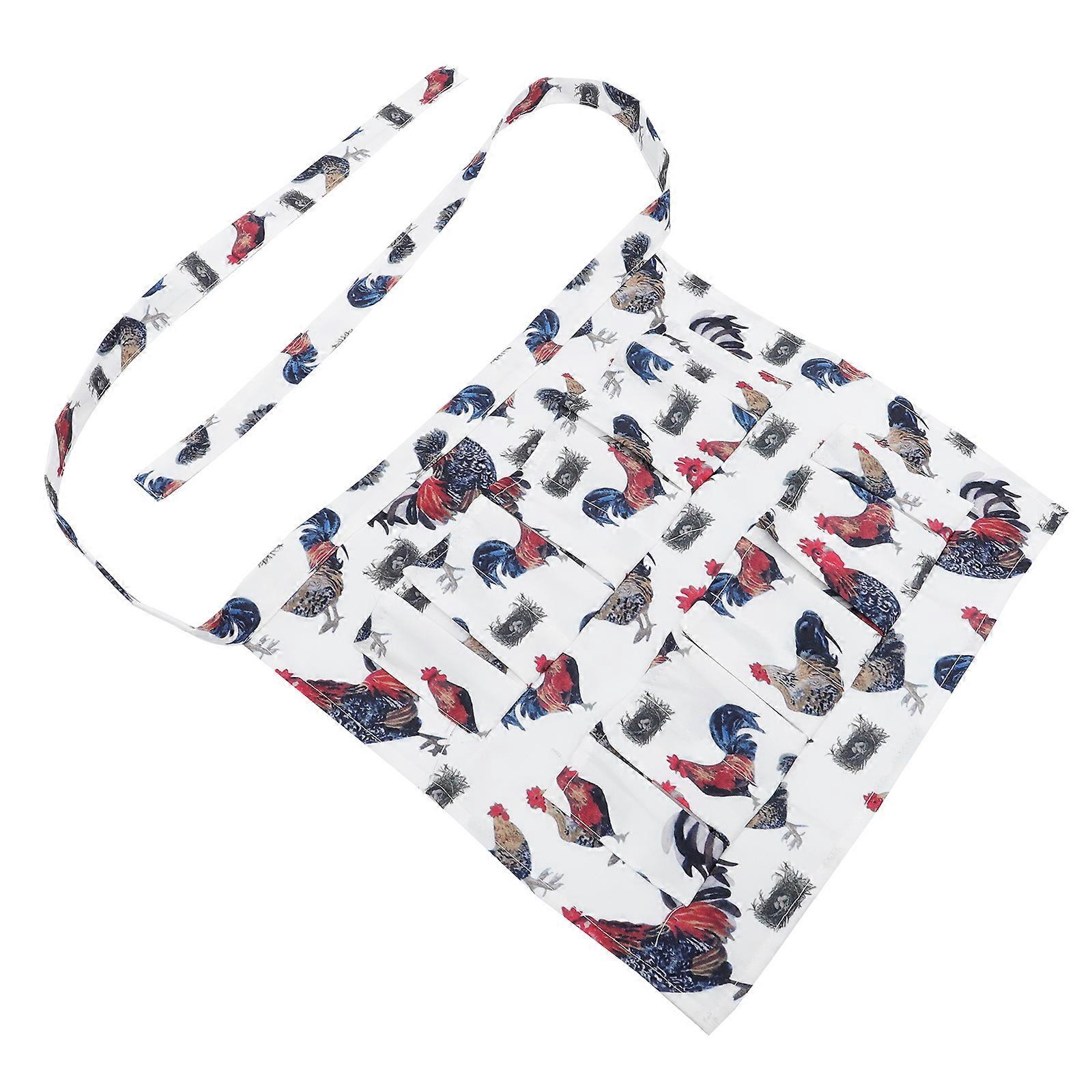 Egg Holding Apron for Kitchen Work Multi Pocket Design 2Pcs