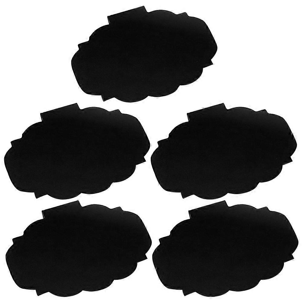 Basket Label Clip on Plastic Black Board for Leaving Message 15 Pieces