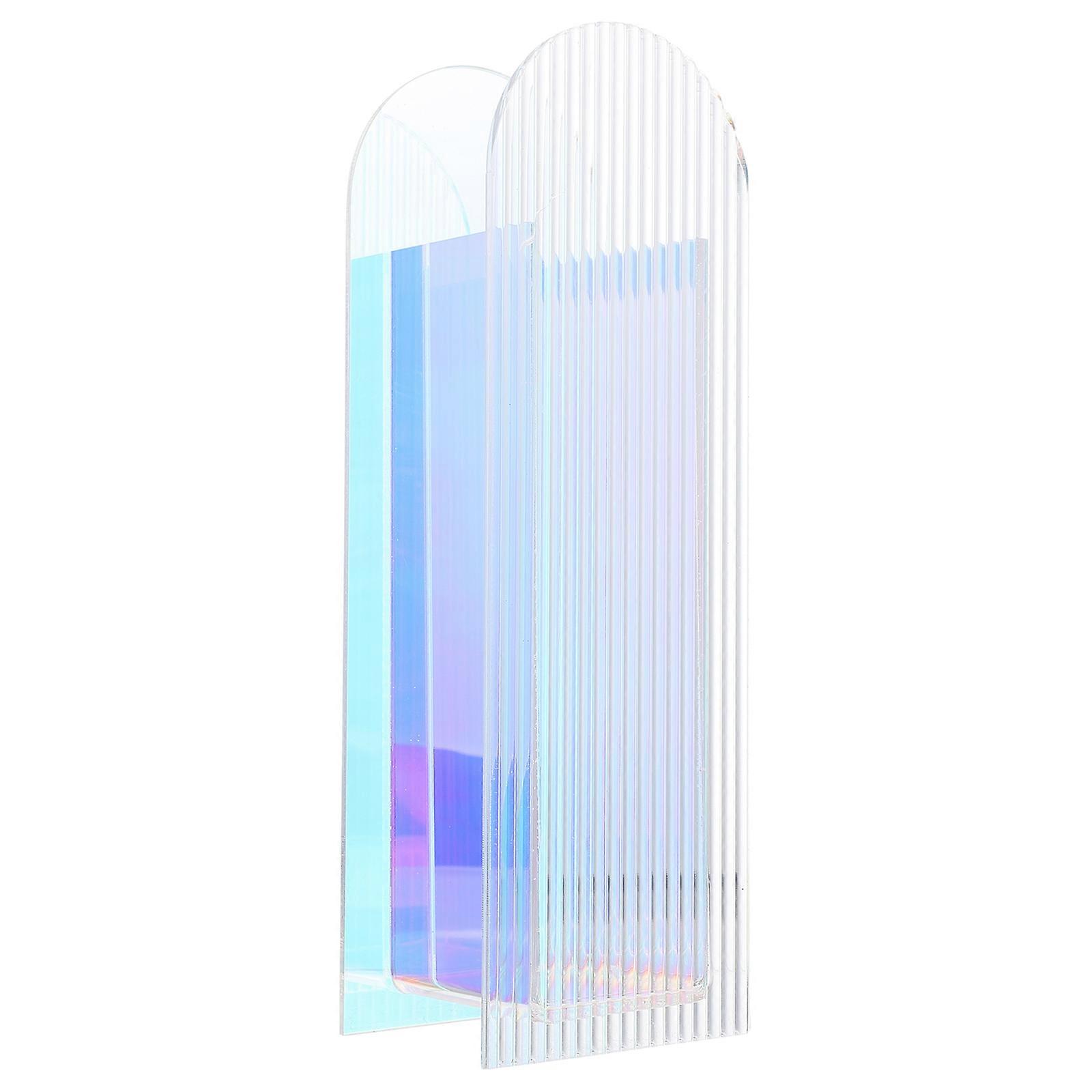 Flower Vase Acrylic Unique Decoration with 2Pcs for Home Desktop Use