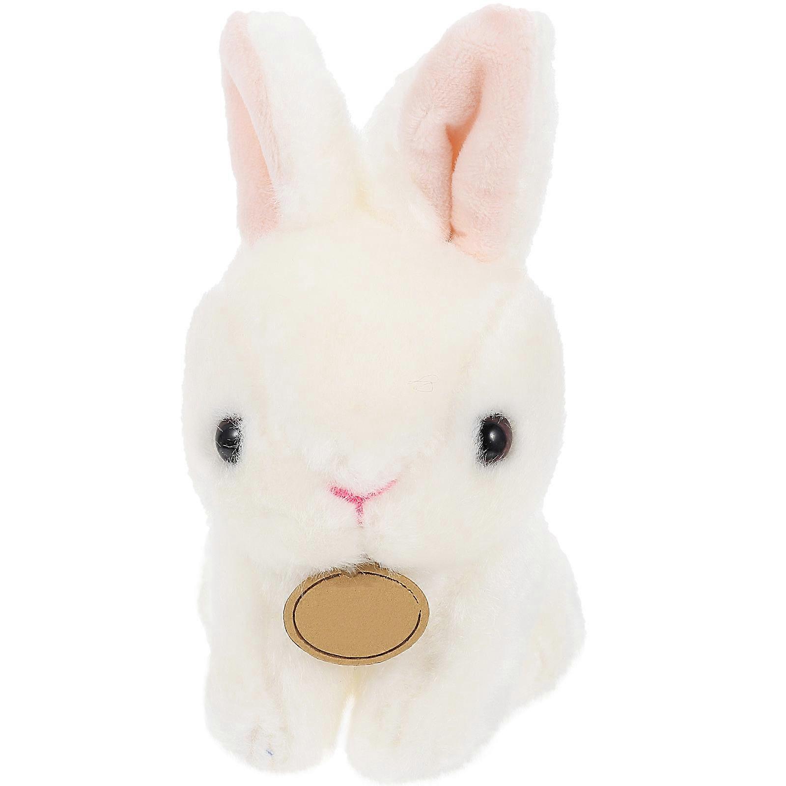 Stuffed Keychain Plush Rabbit Doll Pendant for Decoration 2Pcs