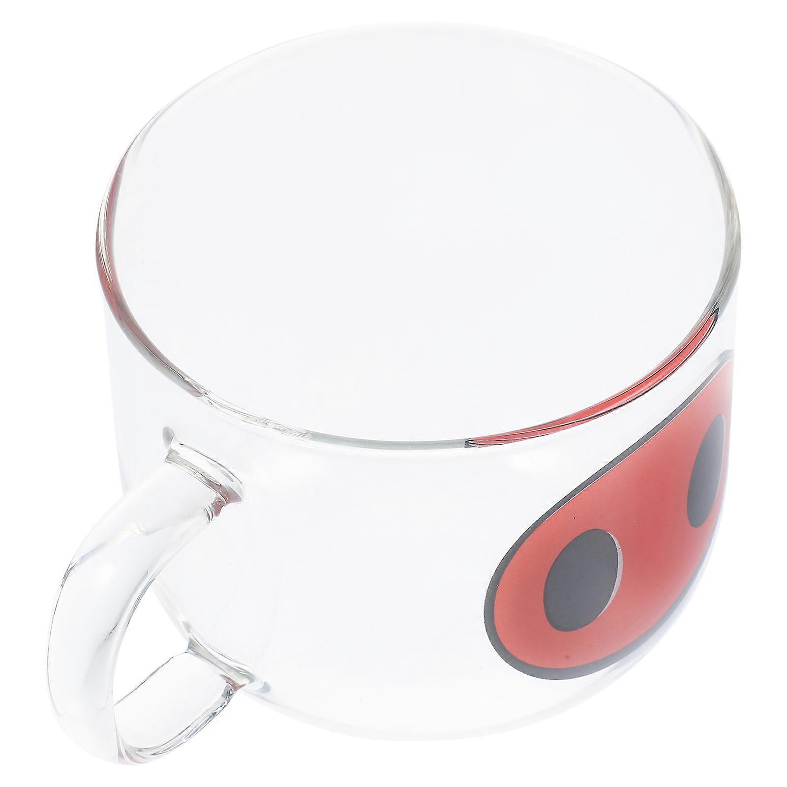 Pig Nose Glass Mug Drinking Cup for Portable Use 4Pcs Set