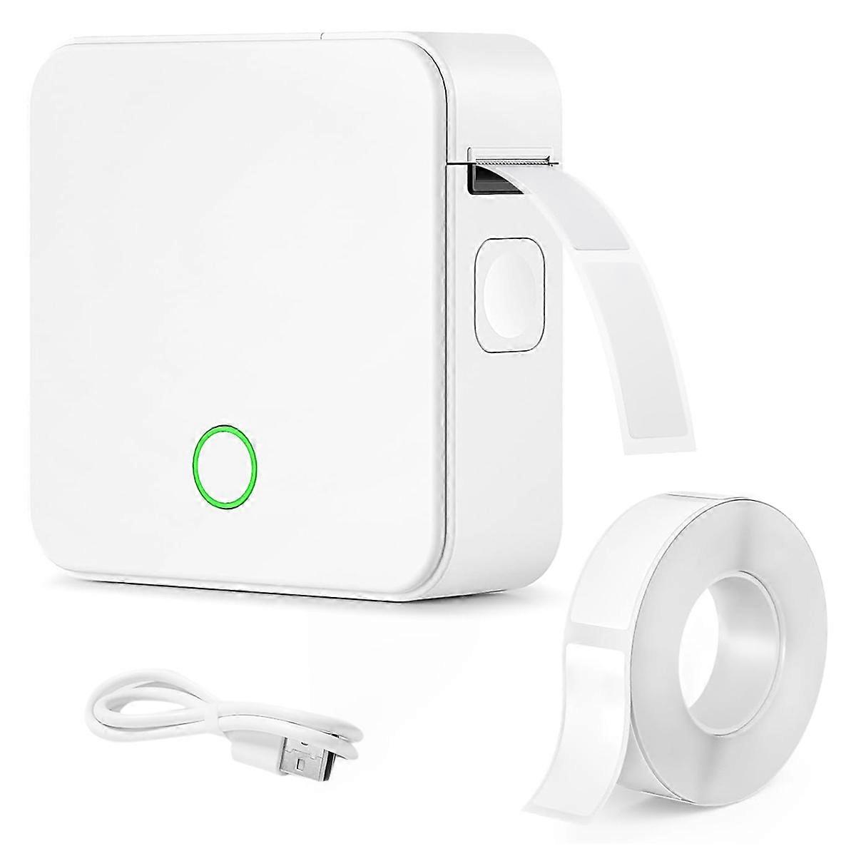 Label Maker Machine with Tape P0 Rechargeable Bluetooth Mini Label Printer Portable Small Thermal L