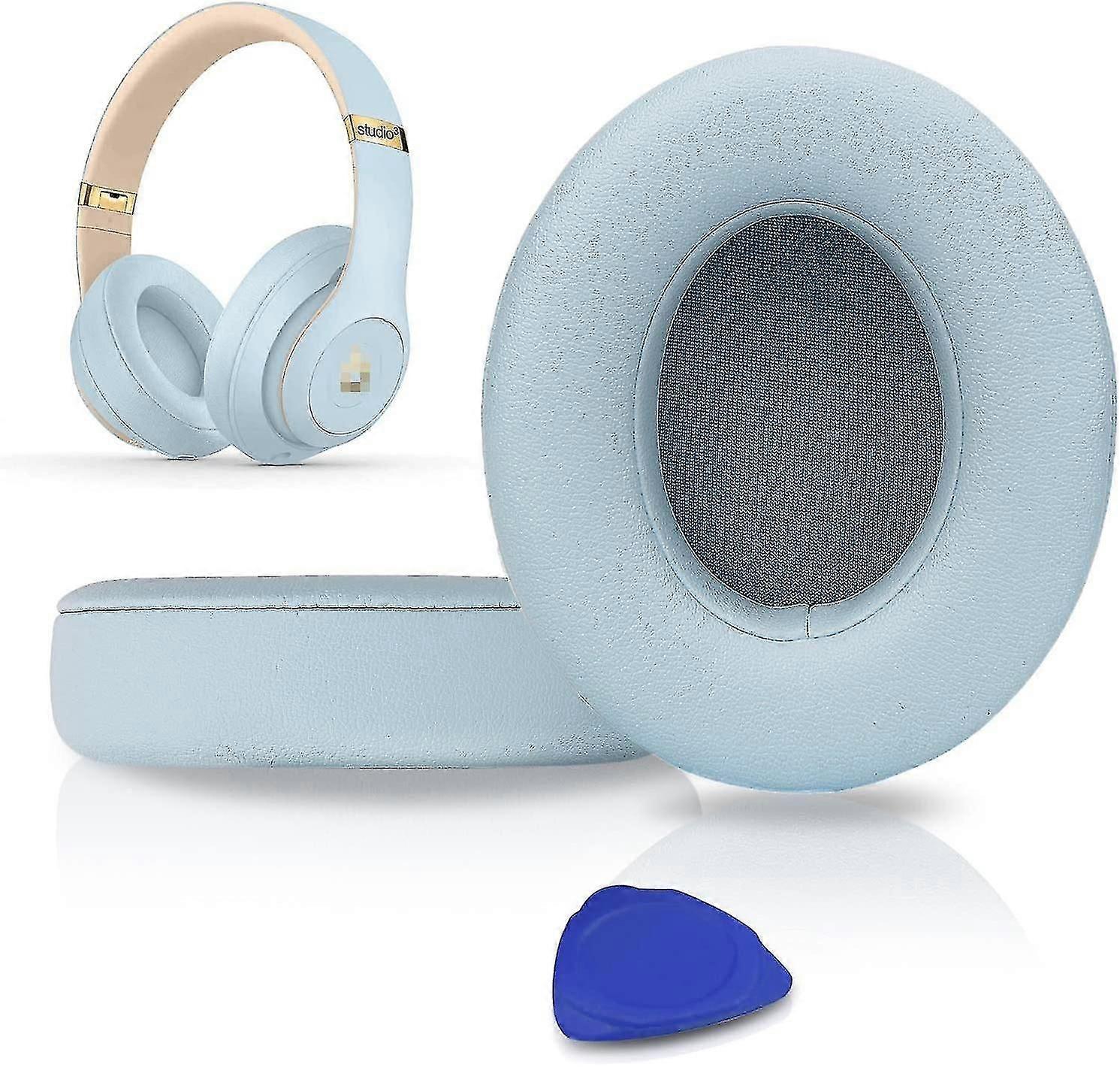 Professional Replacement Ear Pads Cushions, Earpads Compatible With Beats Studio 2.0 & 3 Wired/wireless With Soft Protein Leather/noise Isolation Memo