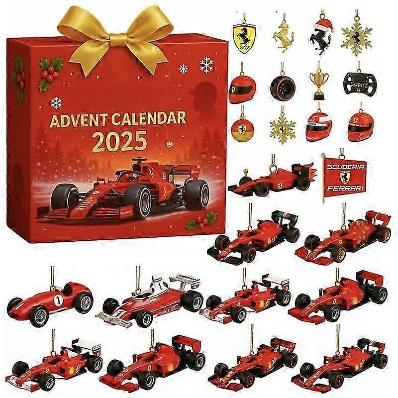 F1 Advent Calendar Advent Calendar Christmas Gift Racing Themed Blind Box