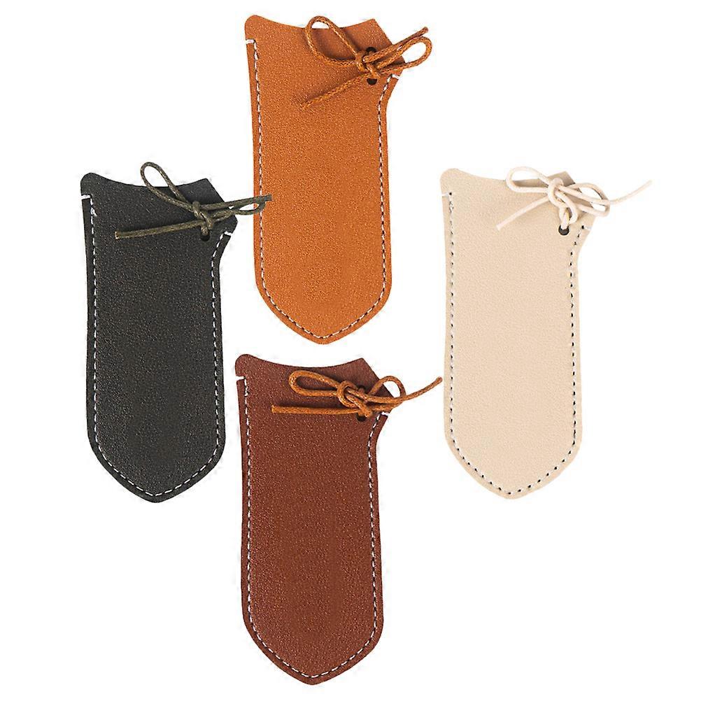 Anti-Scalding Pot Grip Sleeve Set Designed For Cooking And Picnics Made Of PU Assorted Color 4Pcs
