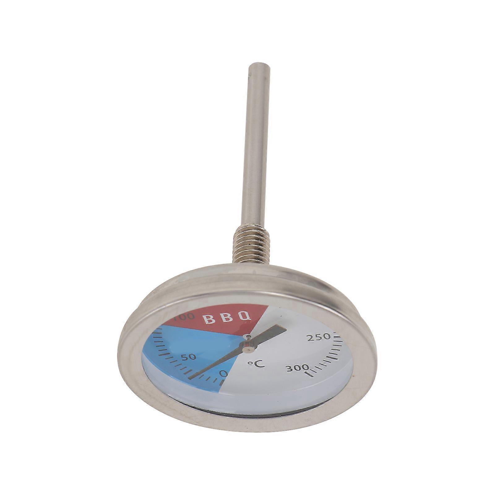 Temperature Gauge Oven Thermometer for Calibration Home Users Silver 5.3X5.2X8.5CM Accurate and Fast Temperature Measurement 1Pcs