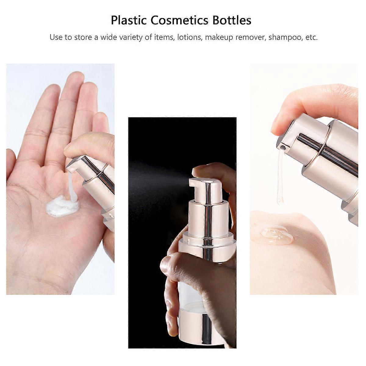 Empty Plastic Bottle Cosmetic Storage Bottle for Storage 6Pcs Set