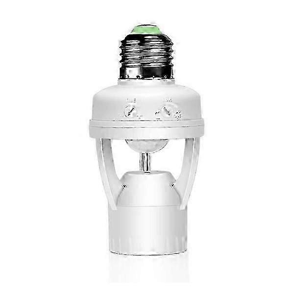 110-240V PIR infrared motion sensor adjustable E27 lamp holder for basement