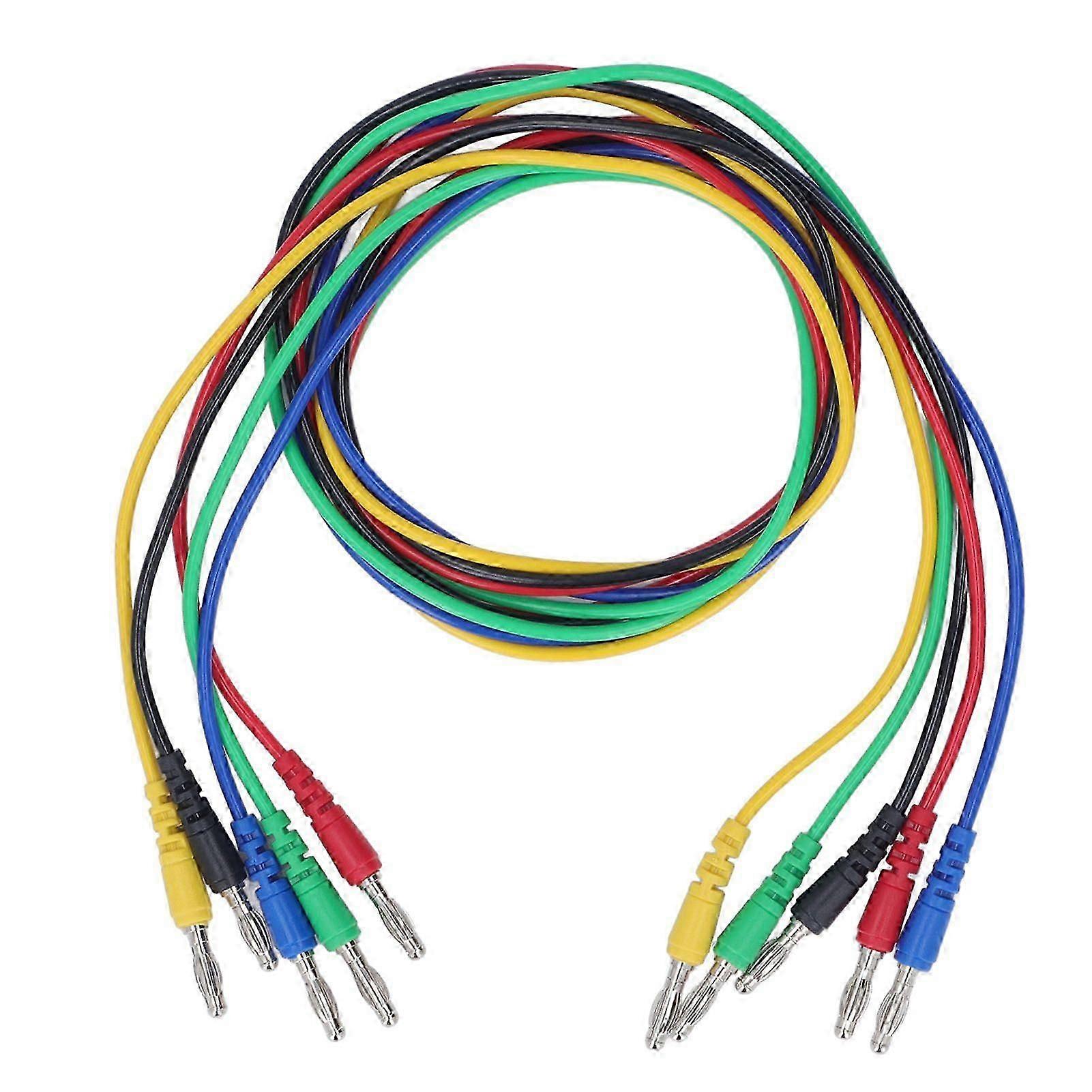 2025 Latest Model  Magnetic Test Leads Kit Soft Flexible 5 Colour 4mm Banana
