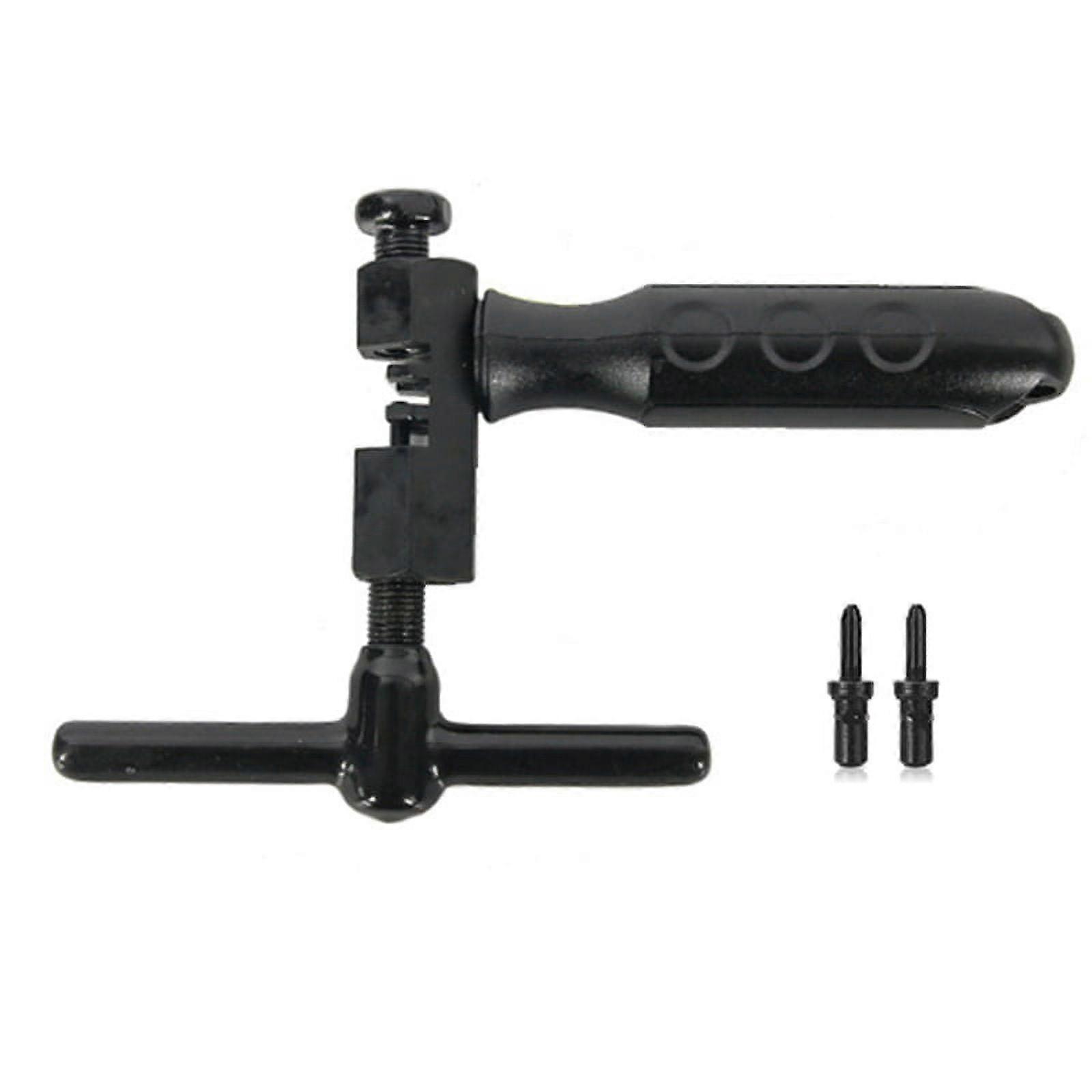 Chain Riveter Bicycle for 5 to 12 Speed and Single Chains, Tool Removing & Attachment