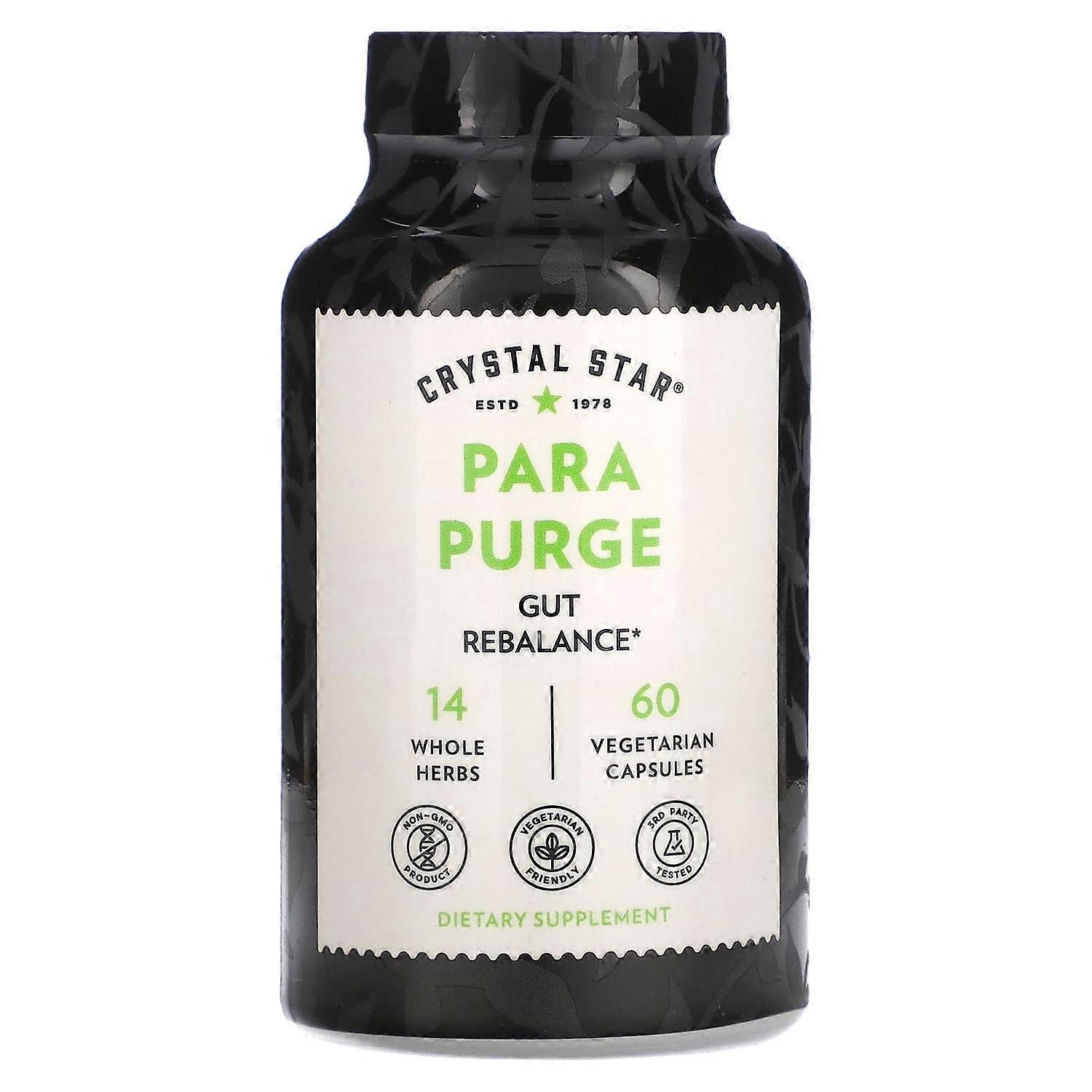 Crystal Star, Para Purge, 60 Vegetarian Capsules