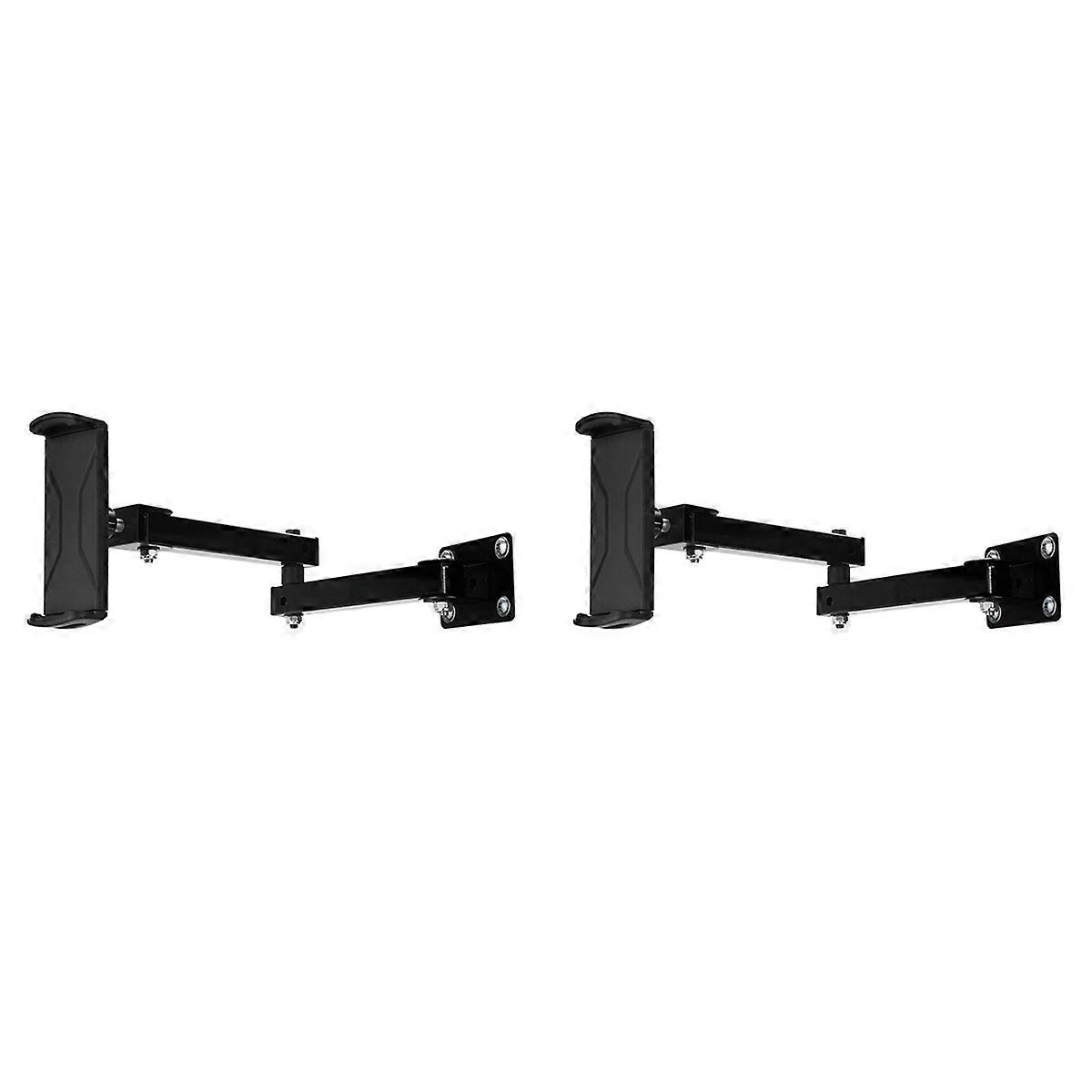 2X Folding Wall-Mounted Mobile Phone Tablet Holder Angle Adjustable Stretch Wall-Mounted Cantilever