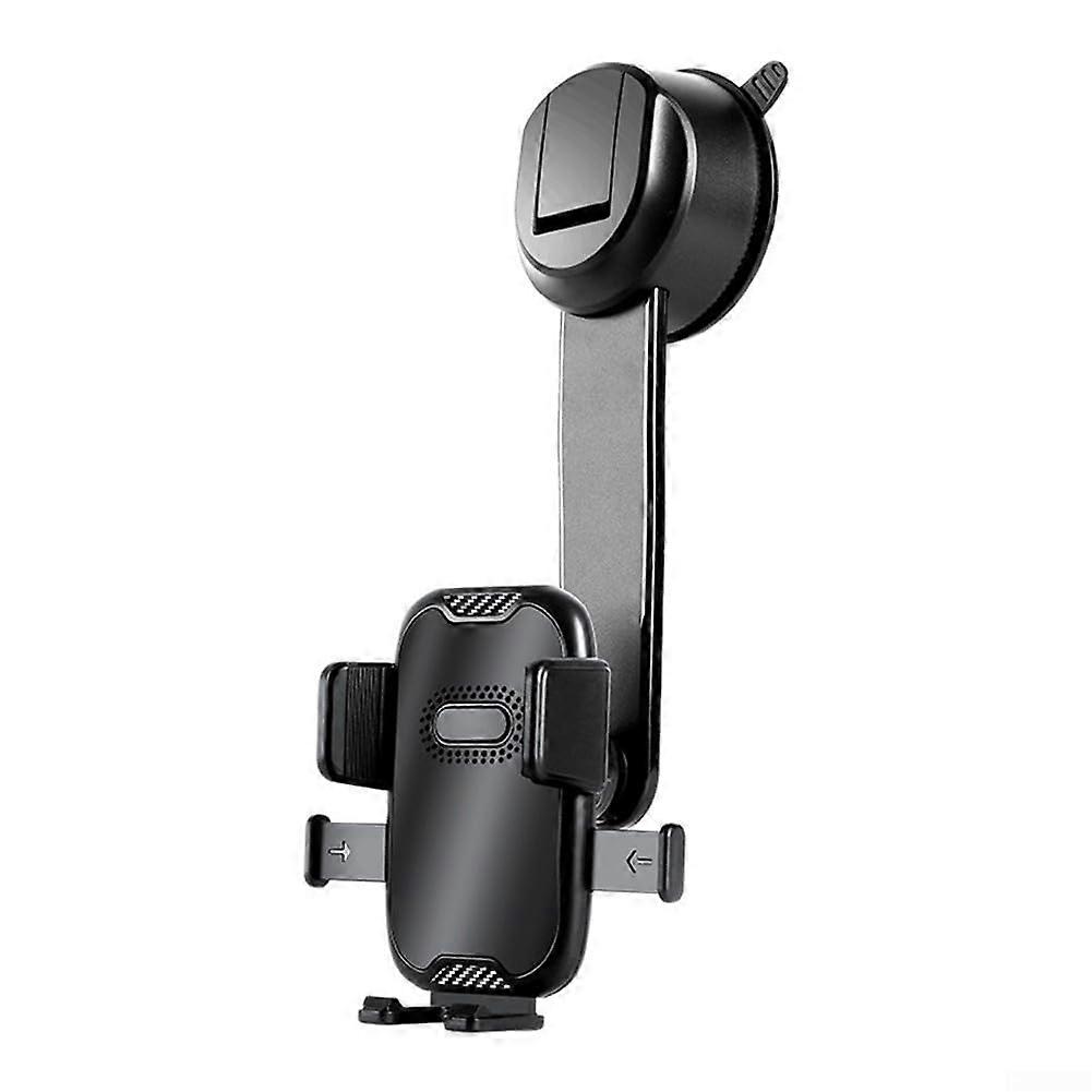 Mount Phone Holder Universal Dashboard Car Mount Rotatable Smartphone Stand 360 Degree Adjustable Black