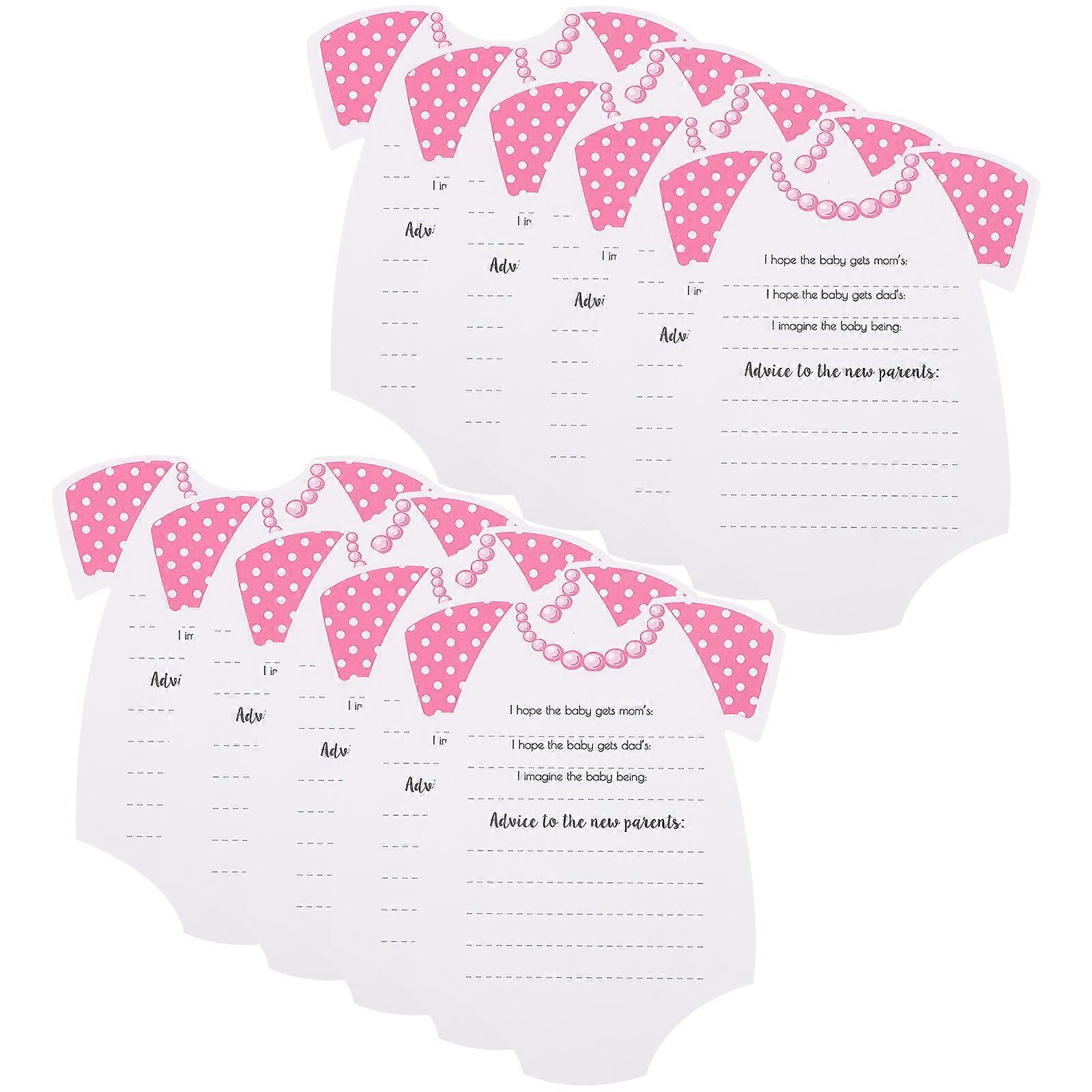 Baby Shower Decorations 30 Pcs Gender Reveal Game Card Occasion Assorted Color Interactive Activity