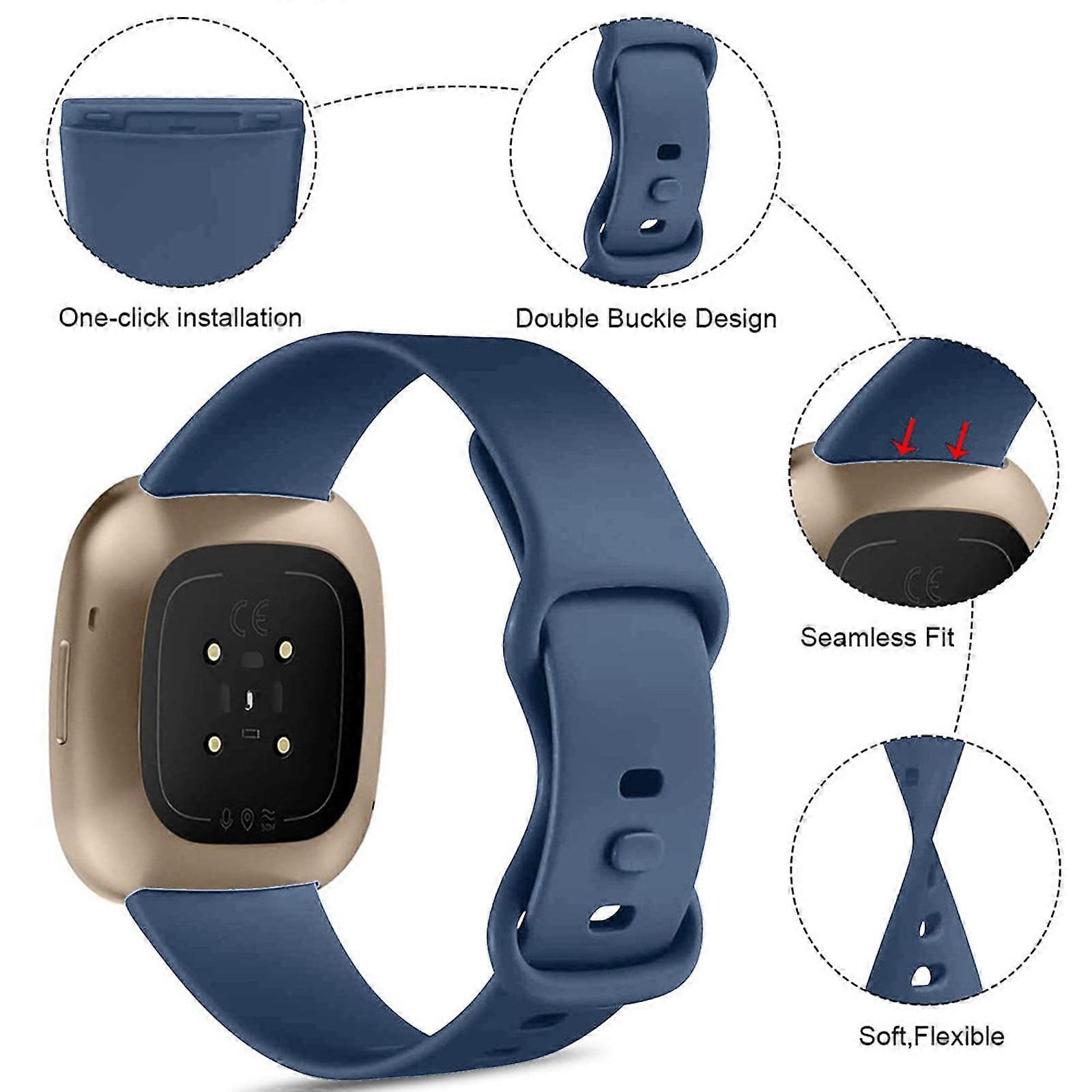 Silicone Sports Sweat Proof Solid Color Watch Band With Convenient Adjustment And Wide Compatibility Compatible With Smartwatch