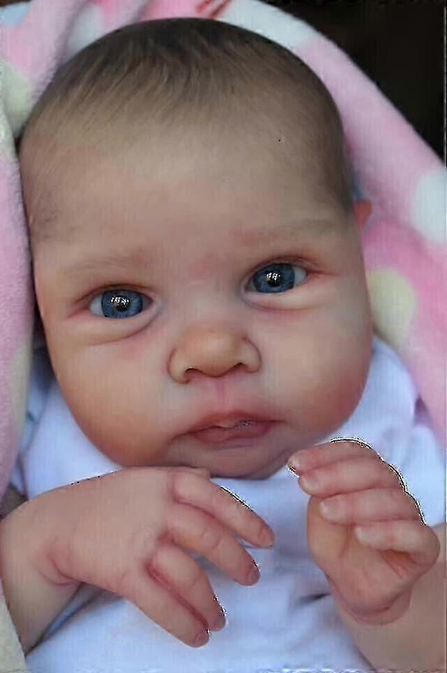 20in Reborn Baby Puppen Weichkörper Silikon Puppe Neugeborenes Handgemachtes Geburtstagsgeschenk