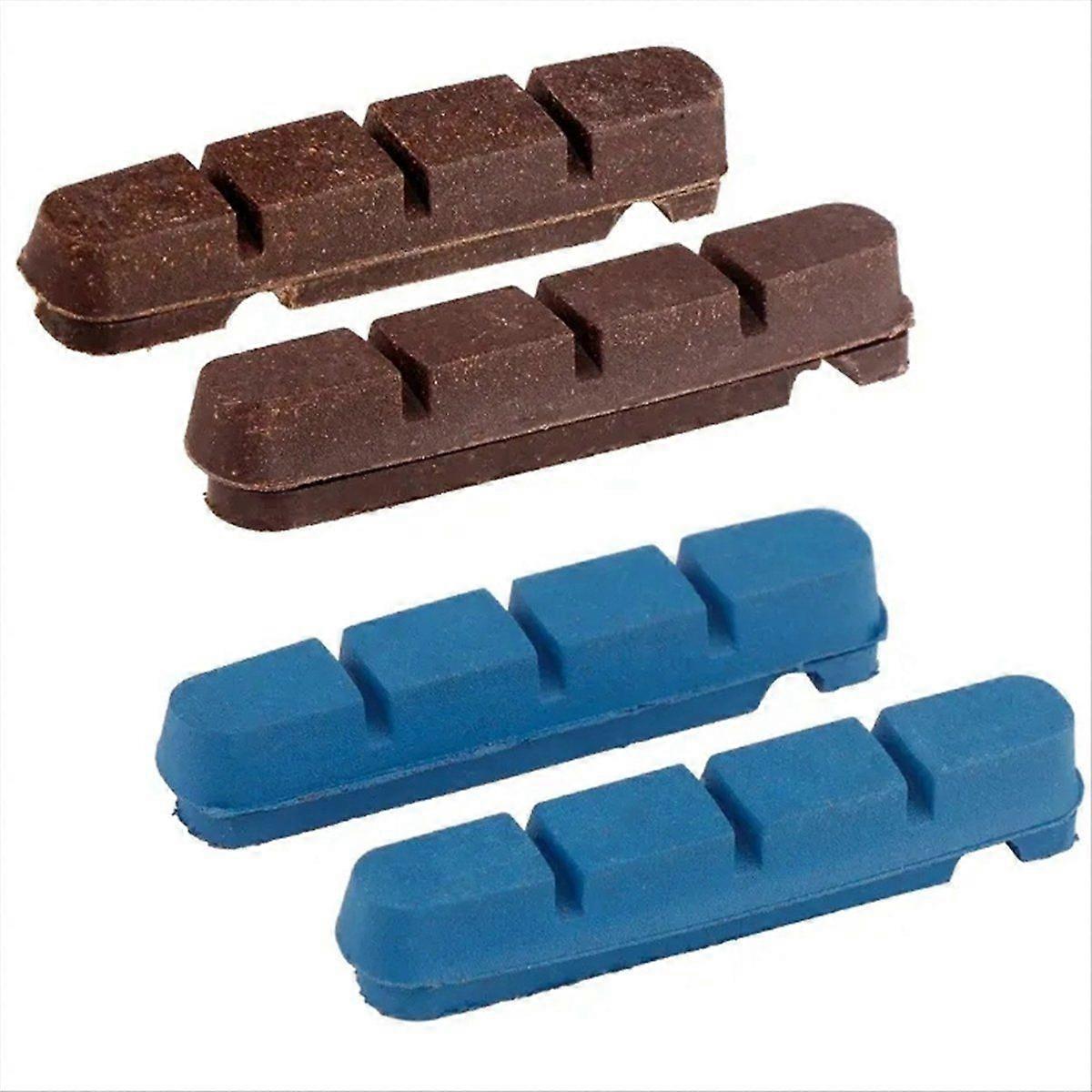 55mm Brake Inserts for Road Bikes - Compatible with Race/Ultegra Blue