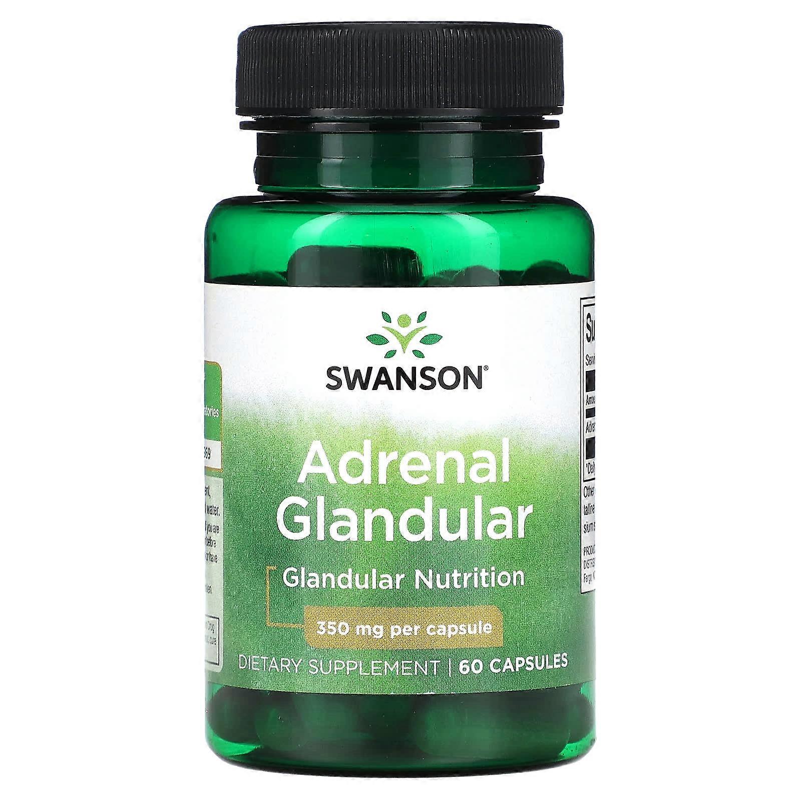 Adrenal Glandular, 350 mg, 60 Capsules