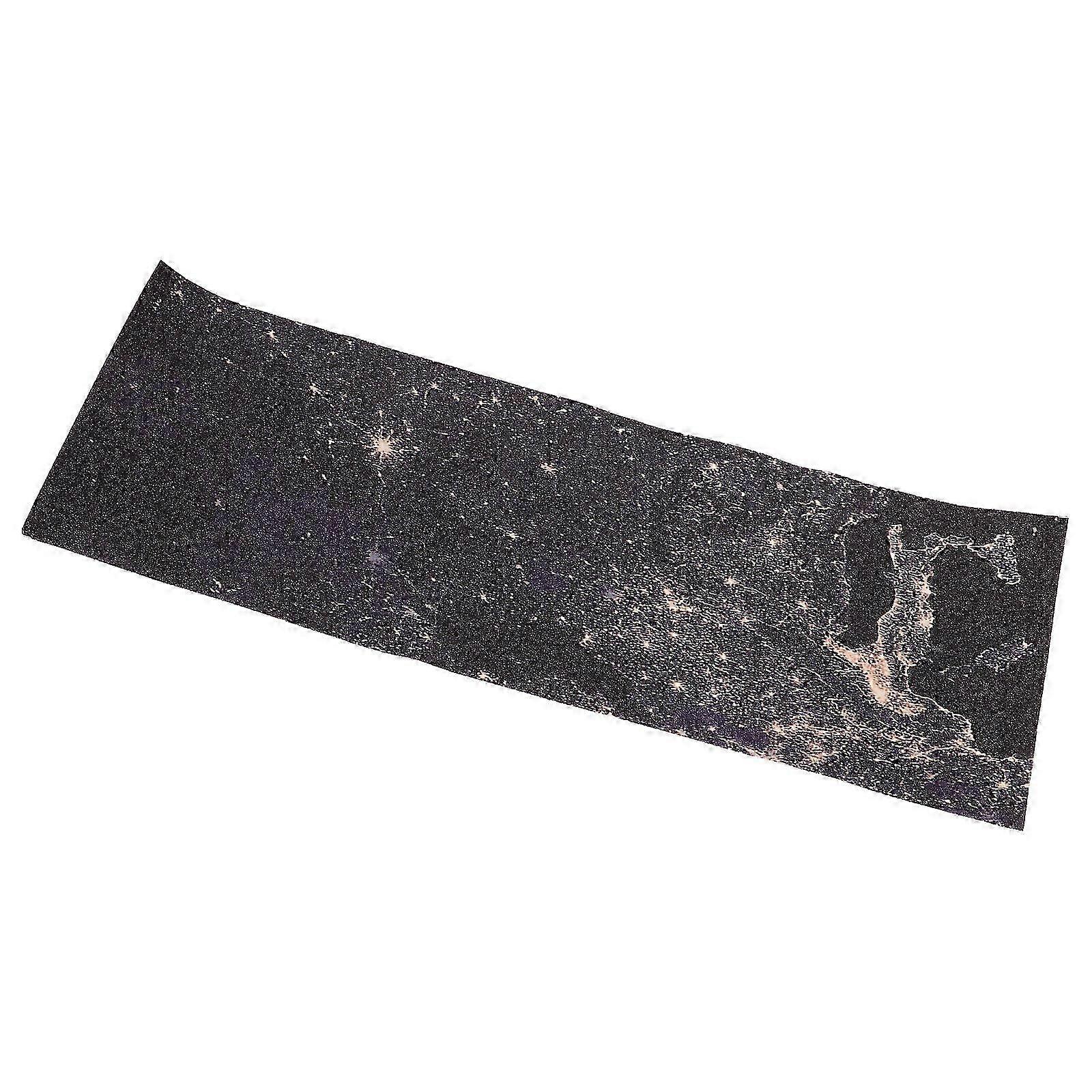 Skateboard Grip Tape Self Adhesive Sheet for Longboarding Black Sandpaper with Protective Function 1 Sheet