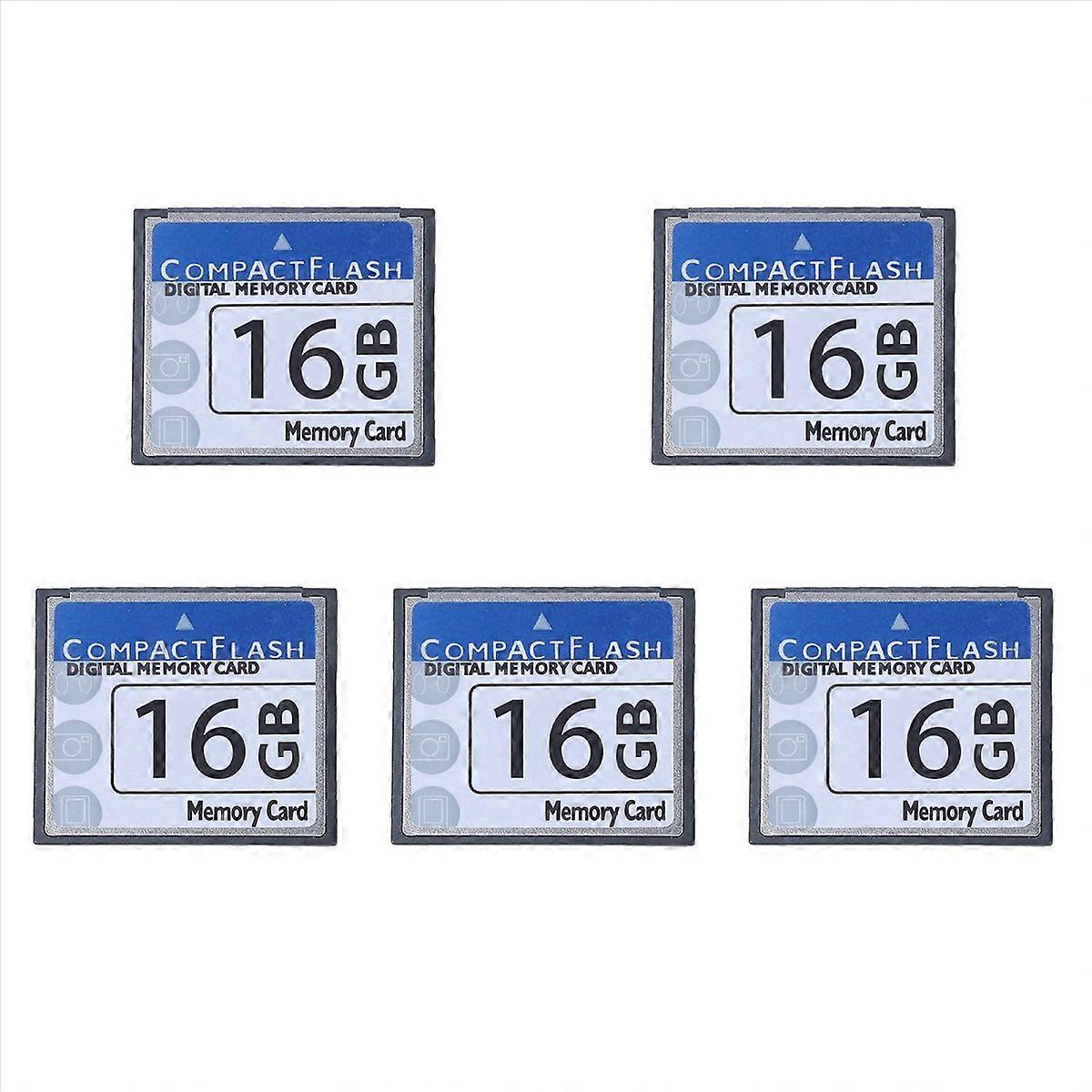 Professional 16GB Compact Flash Memory Card(White&Blue)