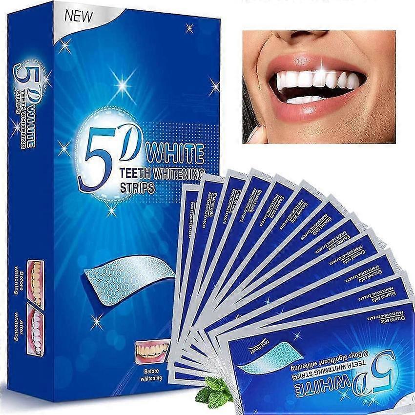 Teeth Whitening Strips 28 Pack Non Sensitive Quick Stain Removal