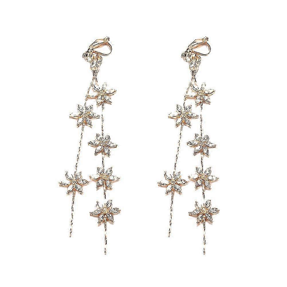 Bridal Rhinestone Drop Earrings for Women's