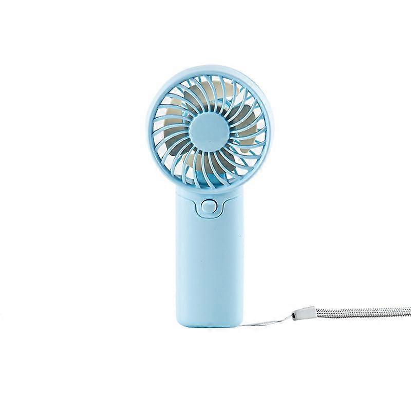 Handheld Fan 3V 3A Battery Powered Pocket Sized Portable Cooling For Travel Office Outdoor Blue