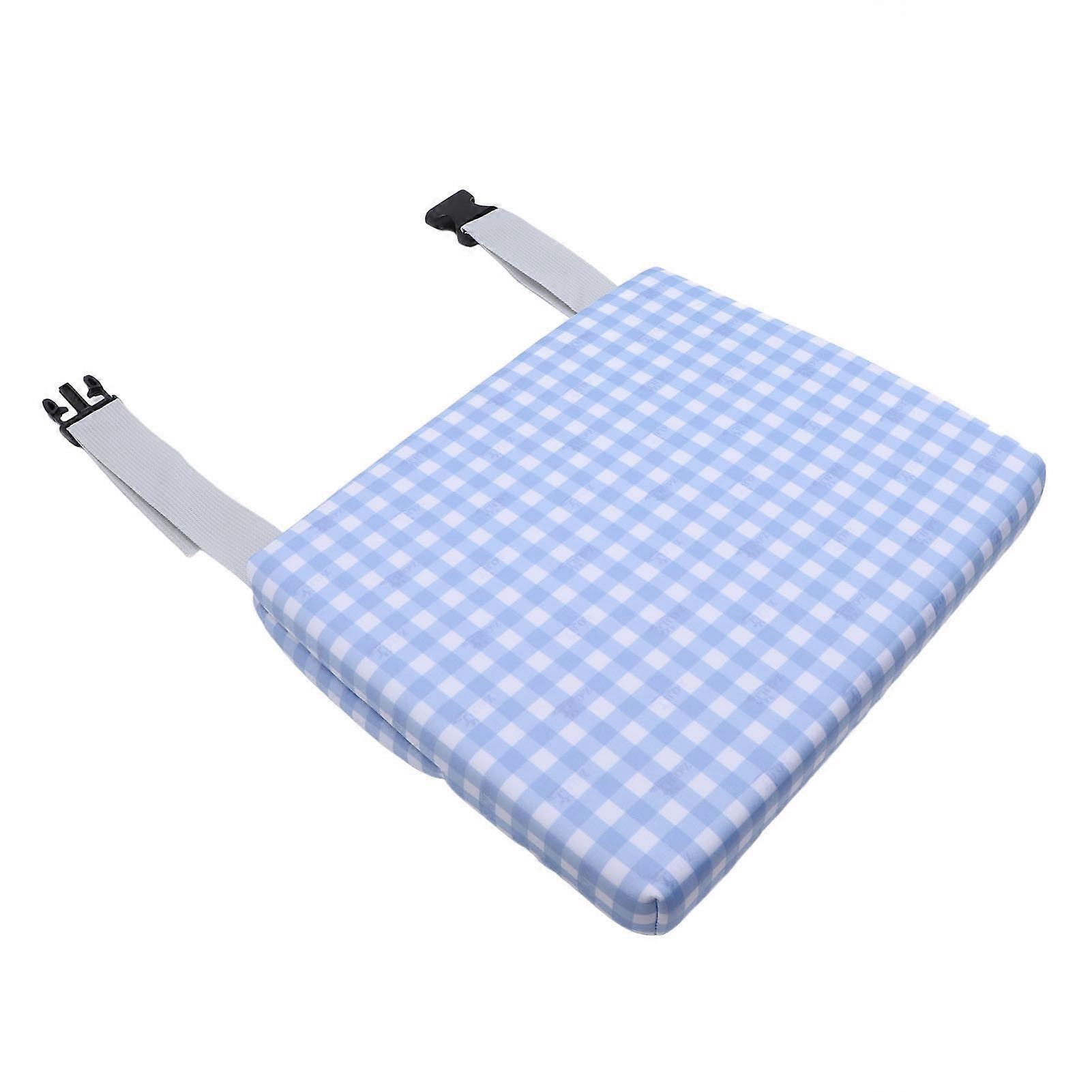 Wheelchair Cushion with Adjustable Buckle Strap Water Proof TPU High Density Sponge Non Slip Chair Pad for Elderly 