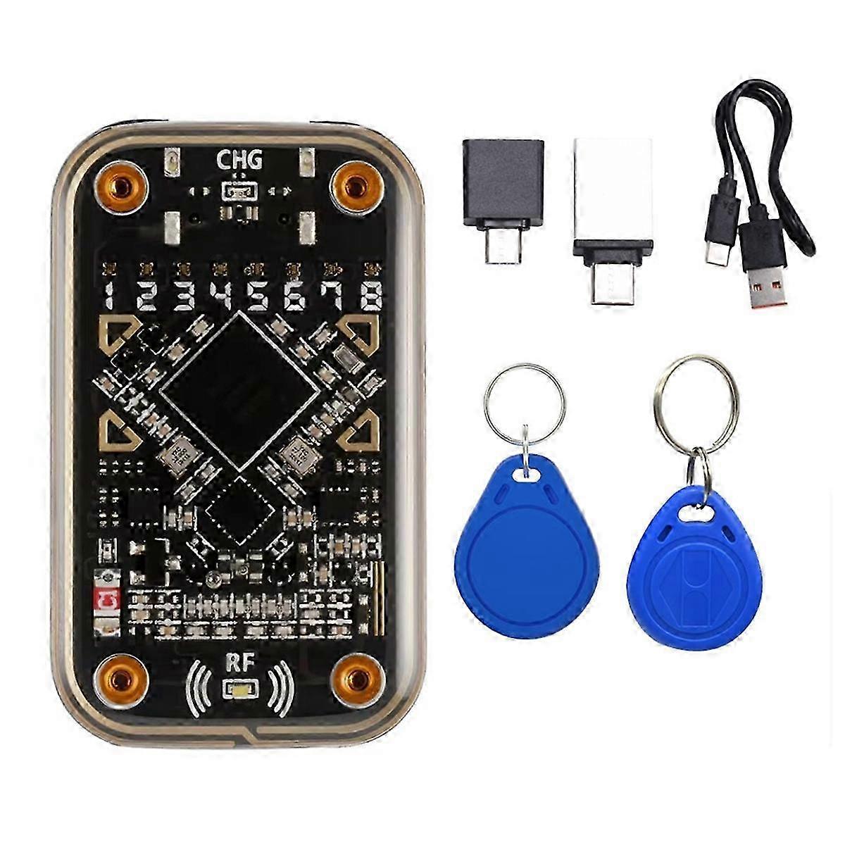RFID Reader+UID/T5577 Keychain Compliant to NFC Read Writer
