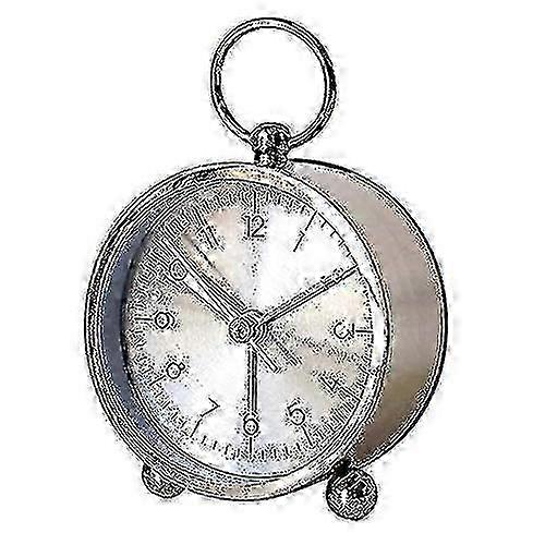 Alarm Clock Non-Ticking Silent Volume Adjustable Battery Powered miao4