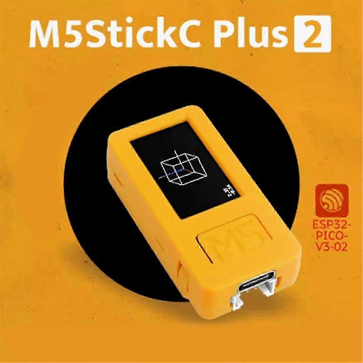 M5Stack StickC PLUS2 ESP32 IoT Development Board Graphical Programming Kit with Rechargeable Lithium Battery BaseAs Shown SZRH A-W