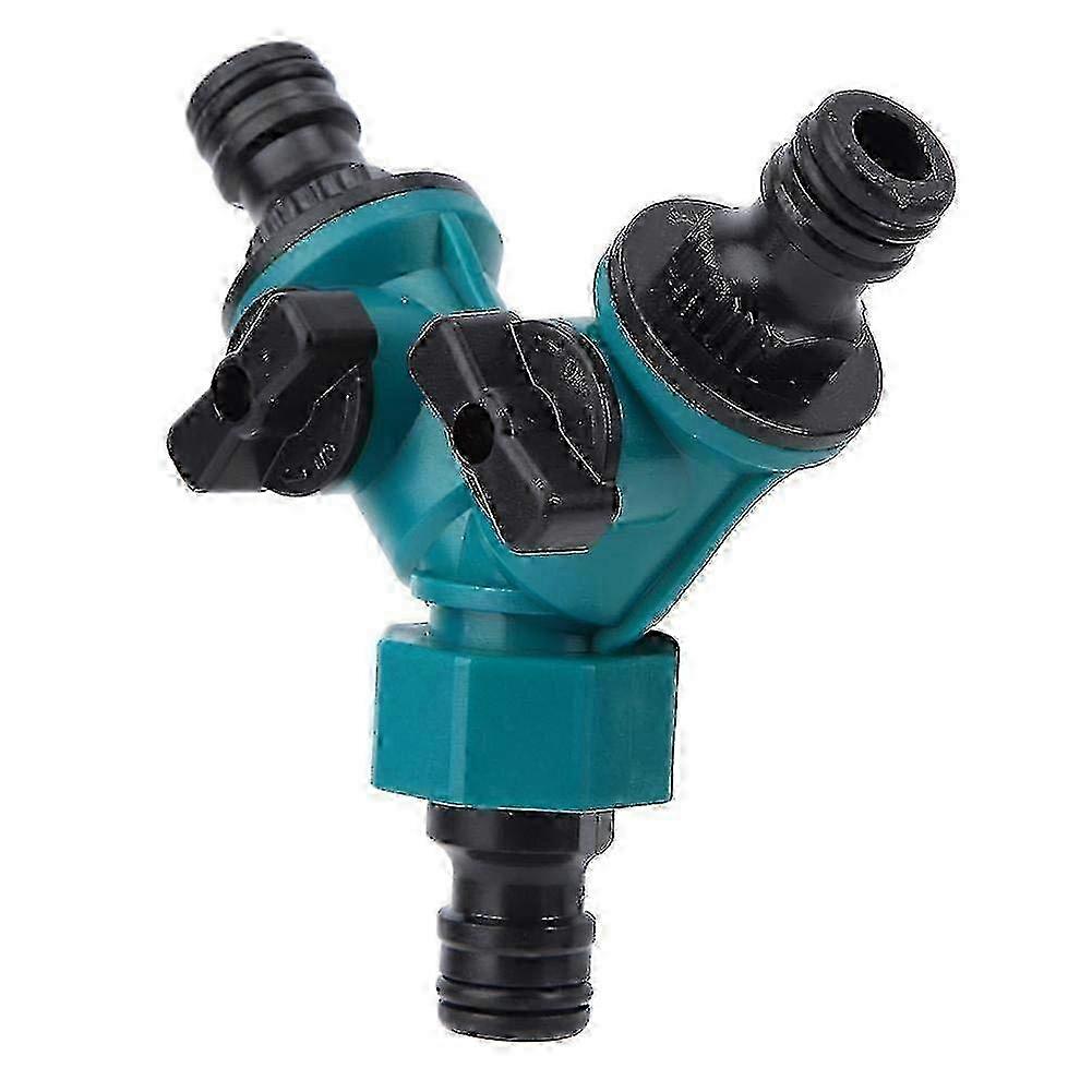Three Way Adapters-2pcs Three Way Adapter Y Type Connector Water Pipe Joint With Switch