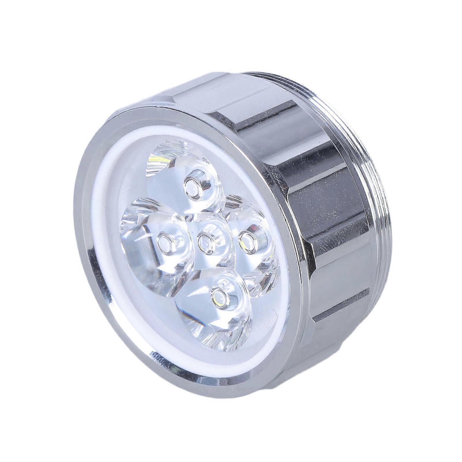 LED Flashlight Head Replacement DIY Mobile Power Accessory 3 Gear Brightness Adjustable Light Head for Power Banks Case Multicolor