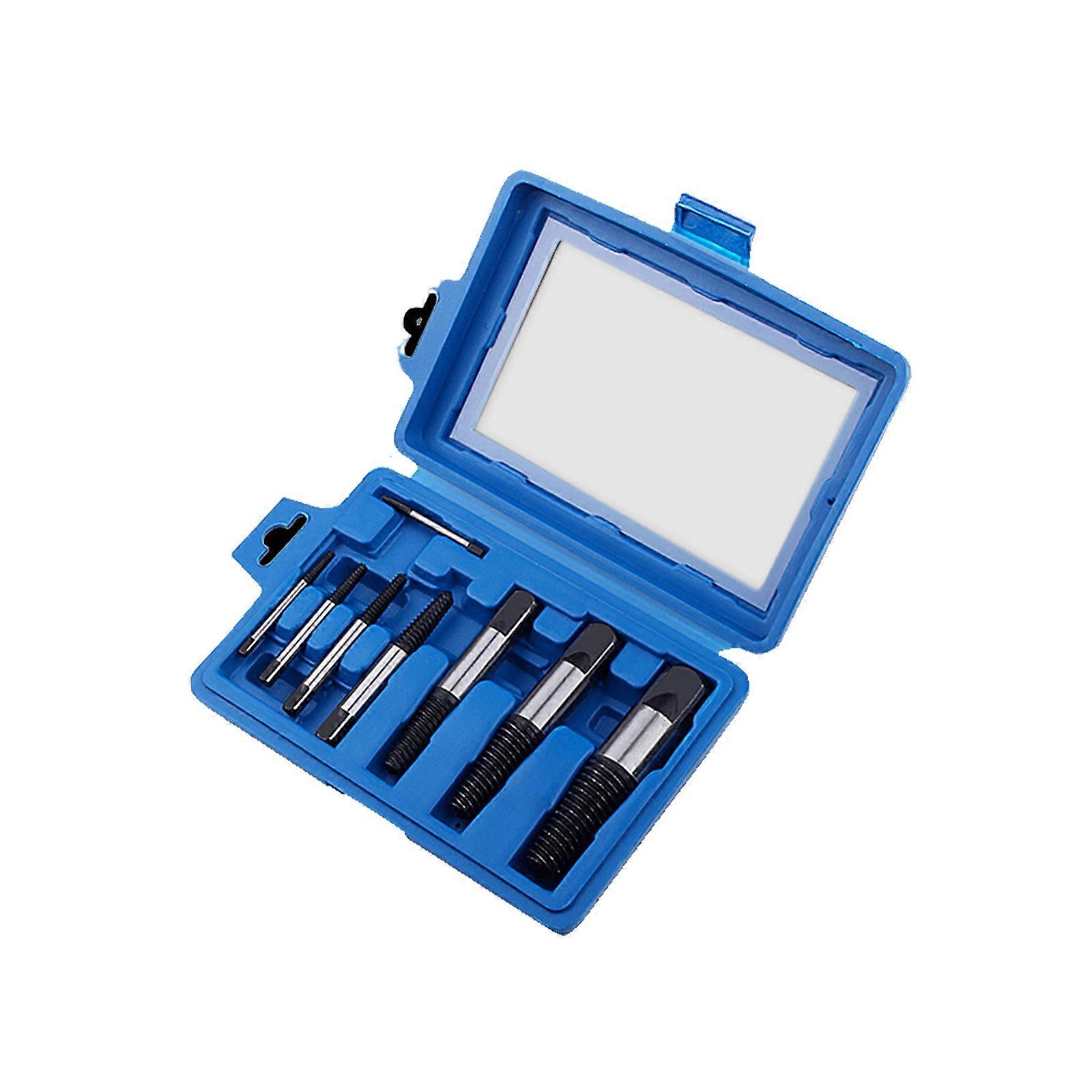 8Pcs High Strength Bolt Extractors Faucet Broken Screw Extractor Produced For Rusted Pipes Fittings Removal Tasks Multicolor