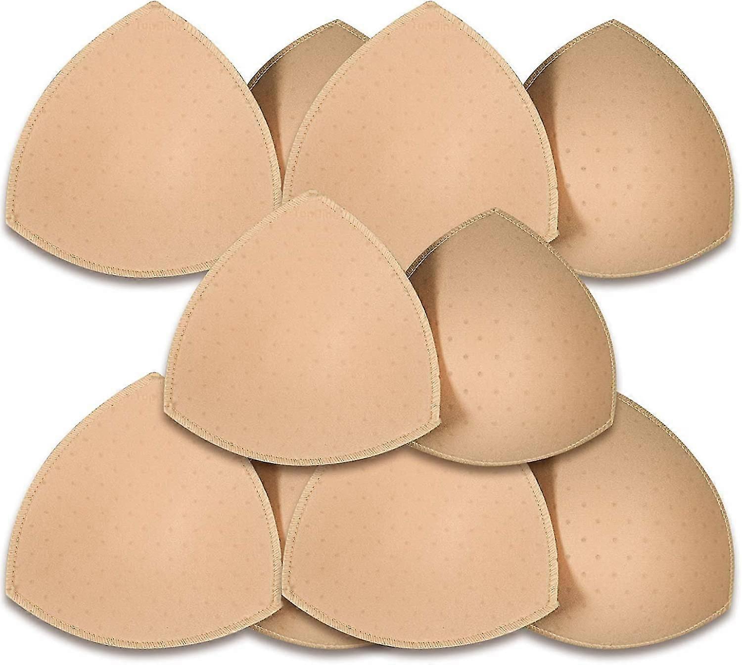 Bra Pads Inserts 5 Pairs. Bra Inserts Breathable And Removable Bra Cups Inserts A-e