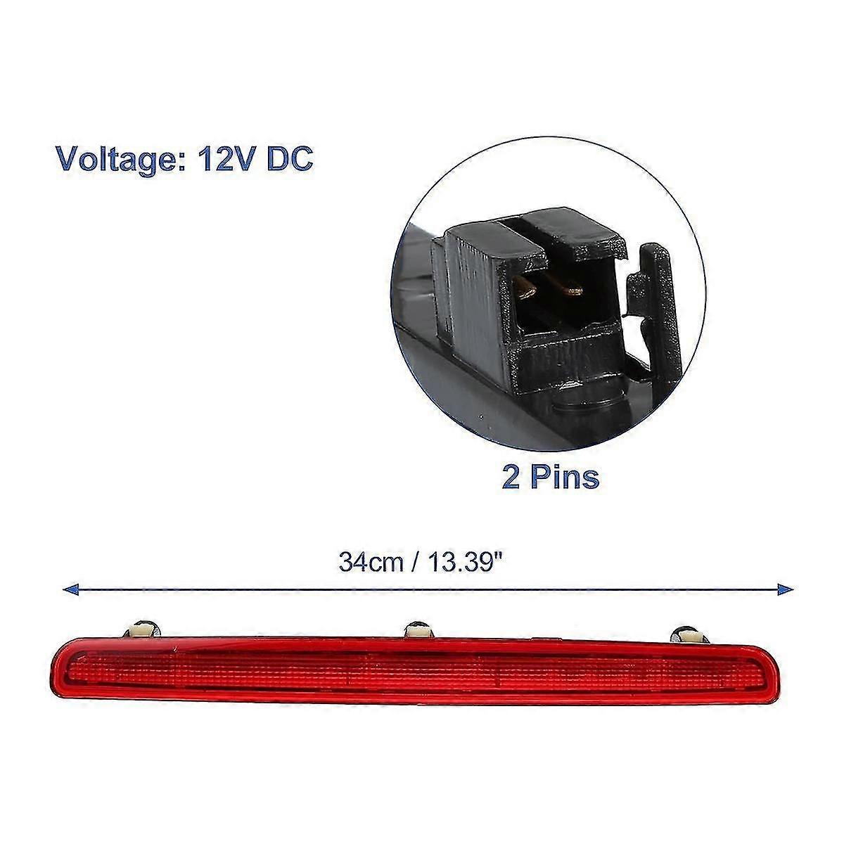 7e0945097a High Position Brake Light Led Signal Light Strobe Light Car Accessories For Seat Red