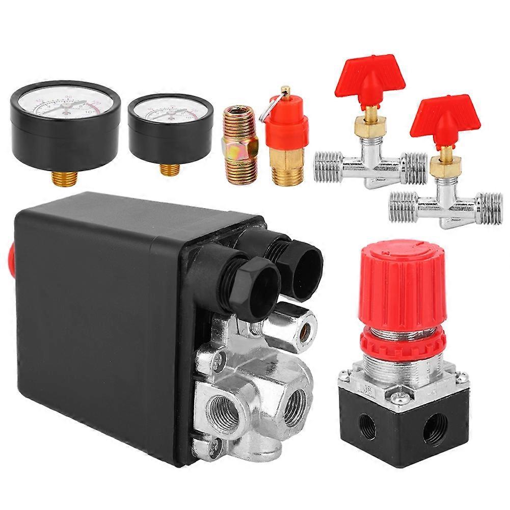 Pressure Switch Control Valve Assembly Square Four Holes Air Compressor PartSquare Four Holes Air Co