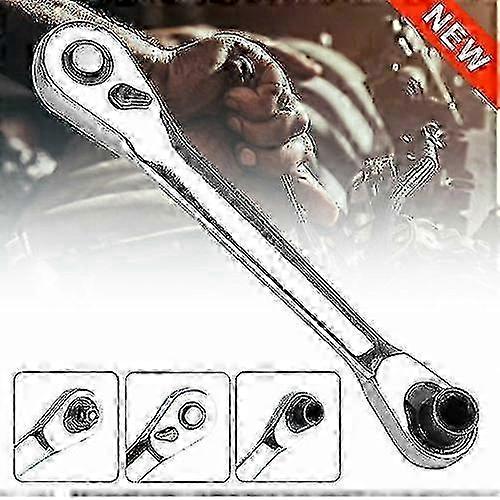 Mini Ratchet Wrench 1/4 Inch Drive Socket Screwdriver Bit Driver 72-teeth Tools Edition Ab