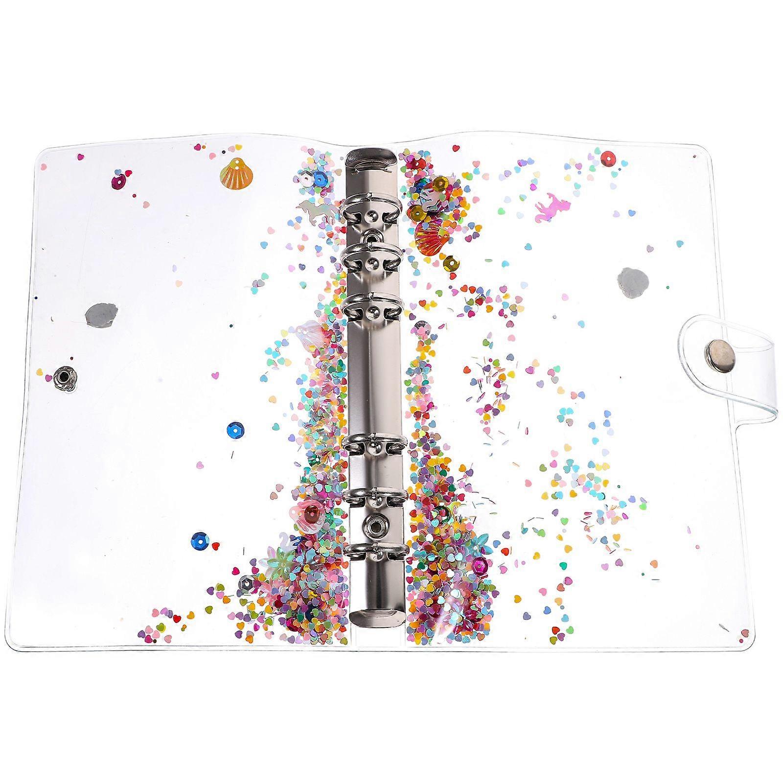 Glitter Binder Notebook Shell Scrapbook Shell Loose-leaf Notebook Shell Office Accessory