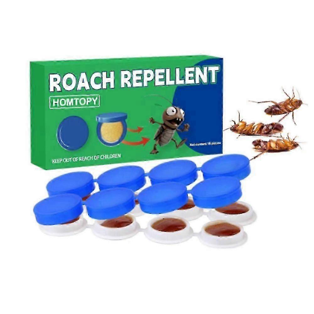 16PCS Roach Bait & Killer Effective Cockroach Repellent and Gel for Quick Elimination of Indoor Roach Nests, Suitable of Roaches
